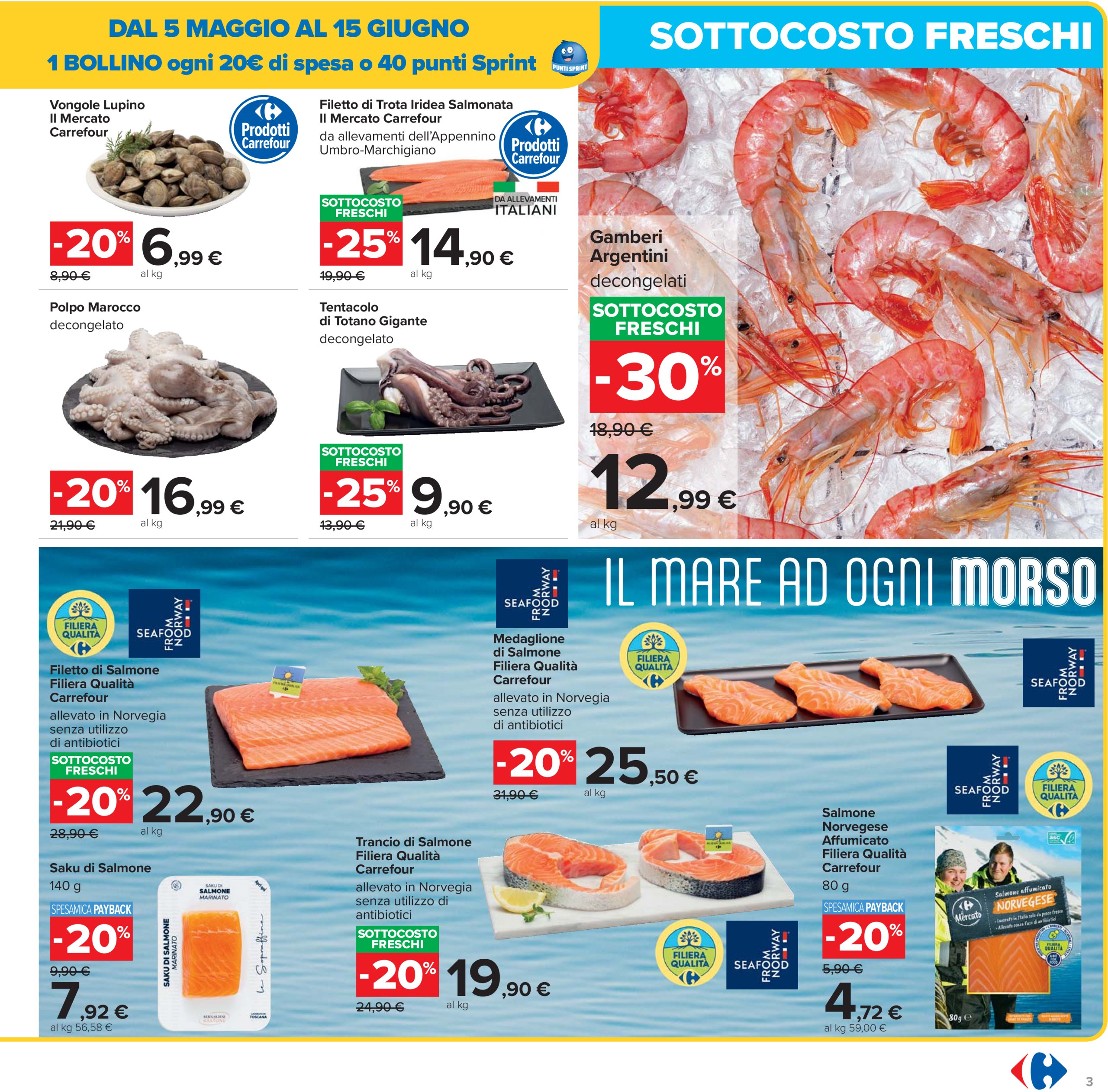 carrefour - Volantino Carrefour - Sottocosto Freschi valido dal 16/05 al 28/05 - page: 3