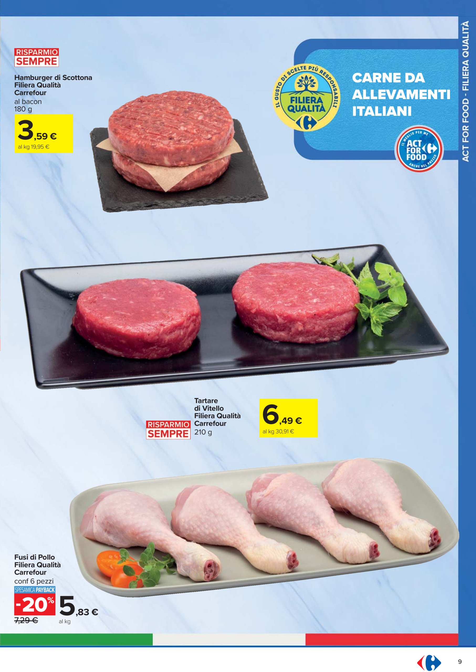 carrefour - Volantino Carrefour - Act For Food valido dal 29/05 al 25/06 - page: 9