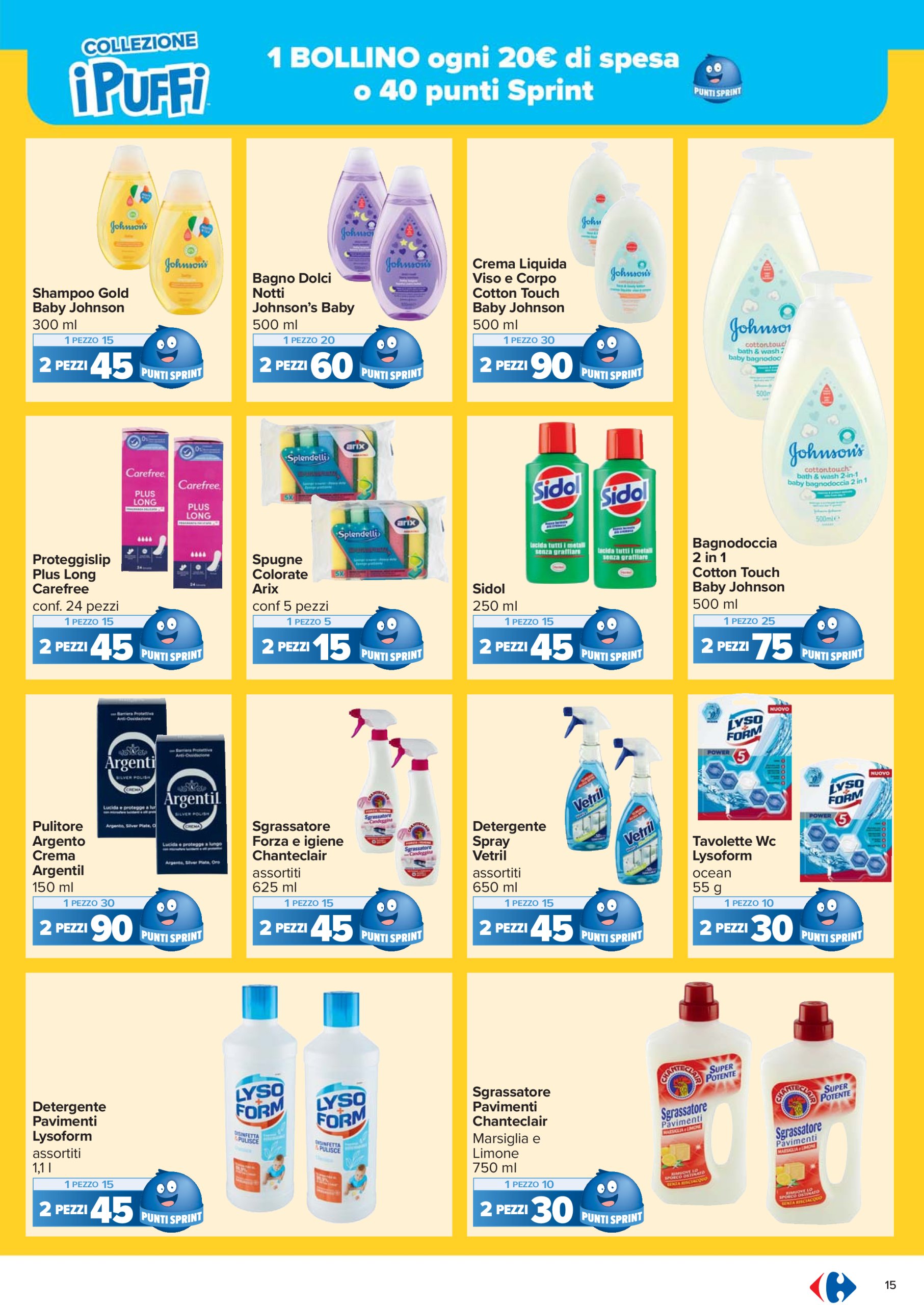 carrefour - Volantino Carrefour - Punti Sprint Payback valido dal 29/05 al 15/06 - page: 15