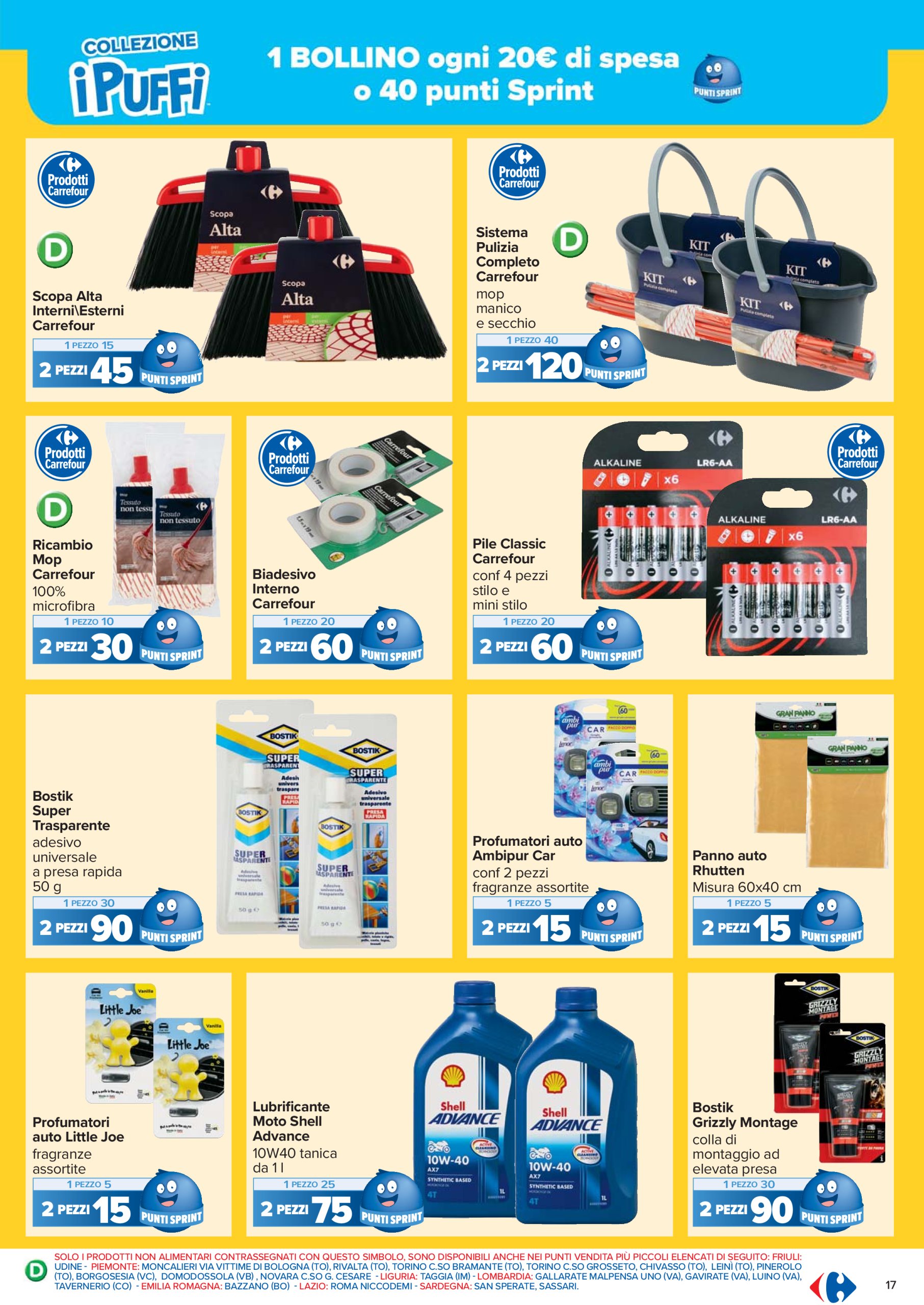 carrefour - Volantino Carrefour - Punti Sprint Payback valido dal 29/05 al 15/06 - page: 17