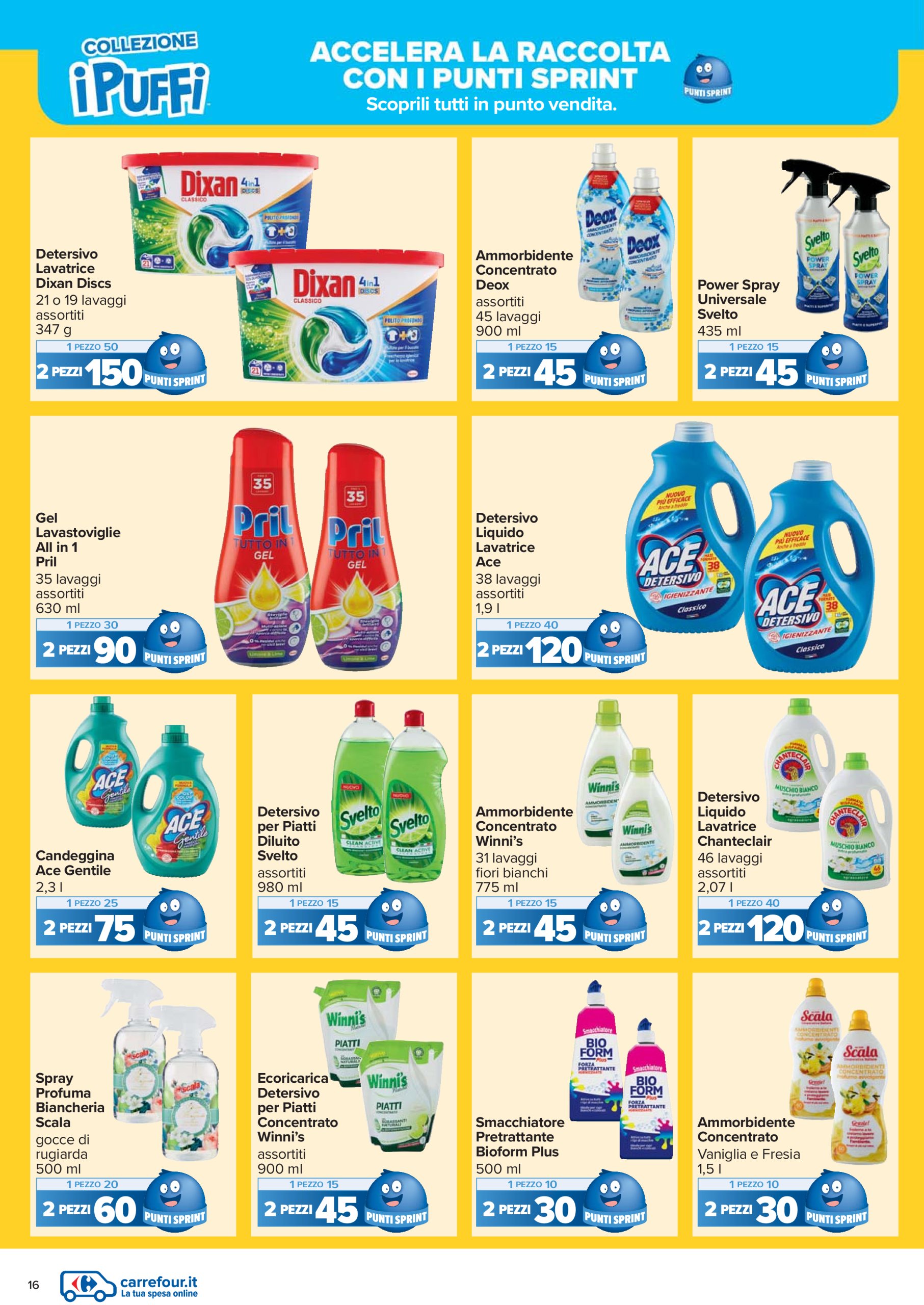 carrefour - Volantino Carrefour - Punti Sprint Payback valido dal 29/05 al 15/06 - page: 16