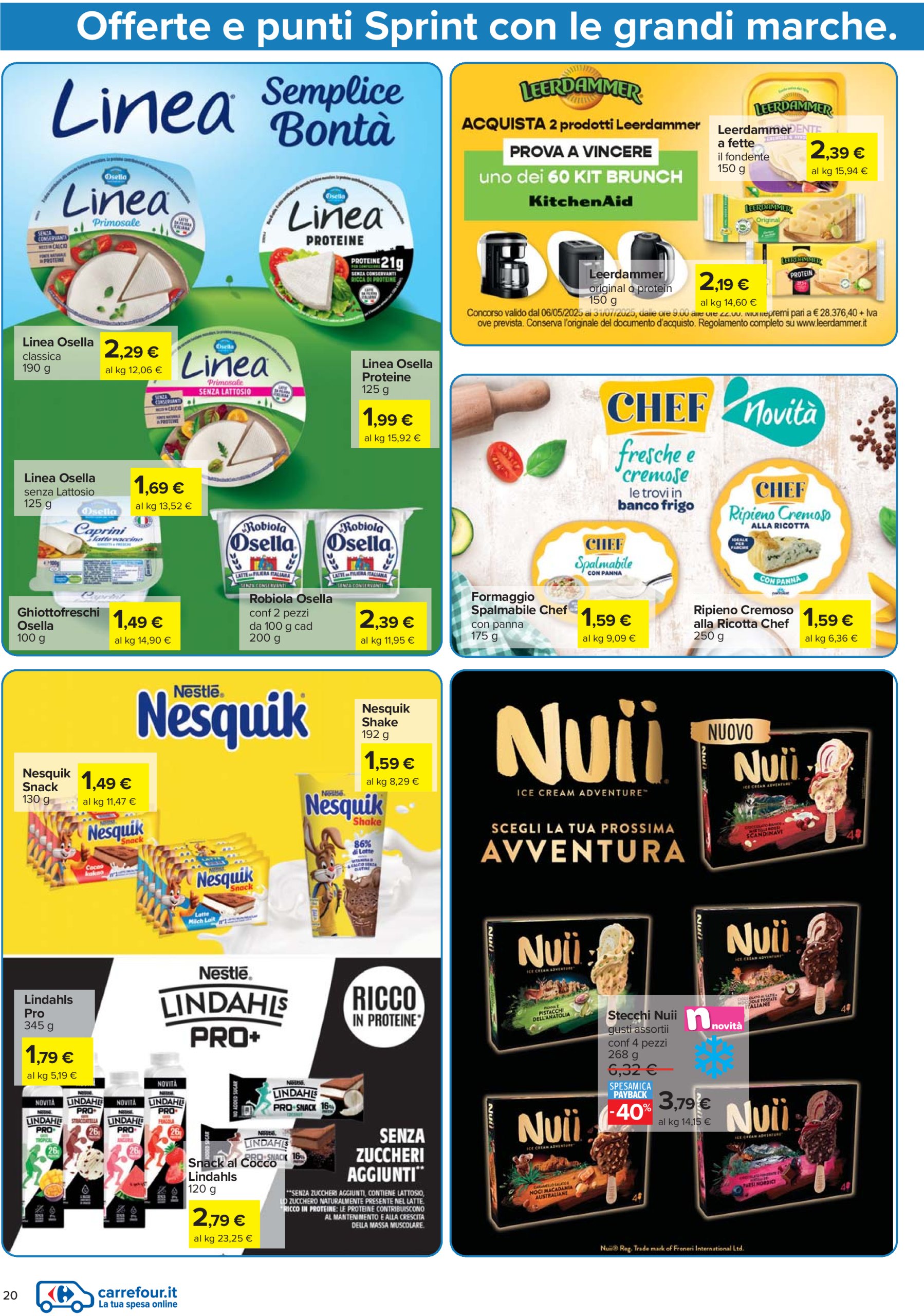 carrefour - Volantino Carrefour - Punti Sprint Payback valido dal 29/05 al 15/06 - page: 20