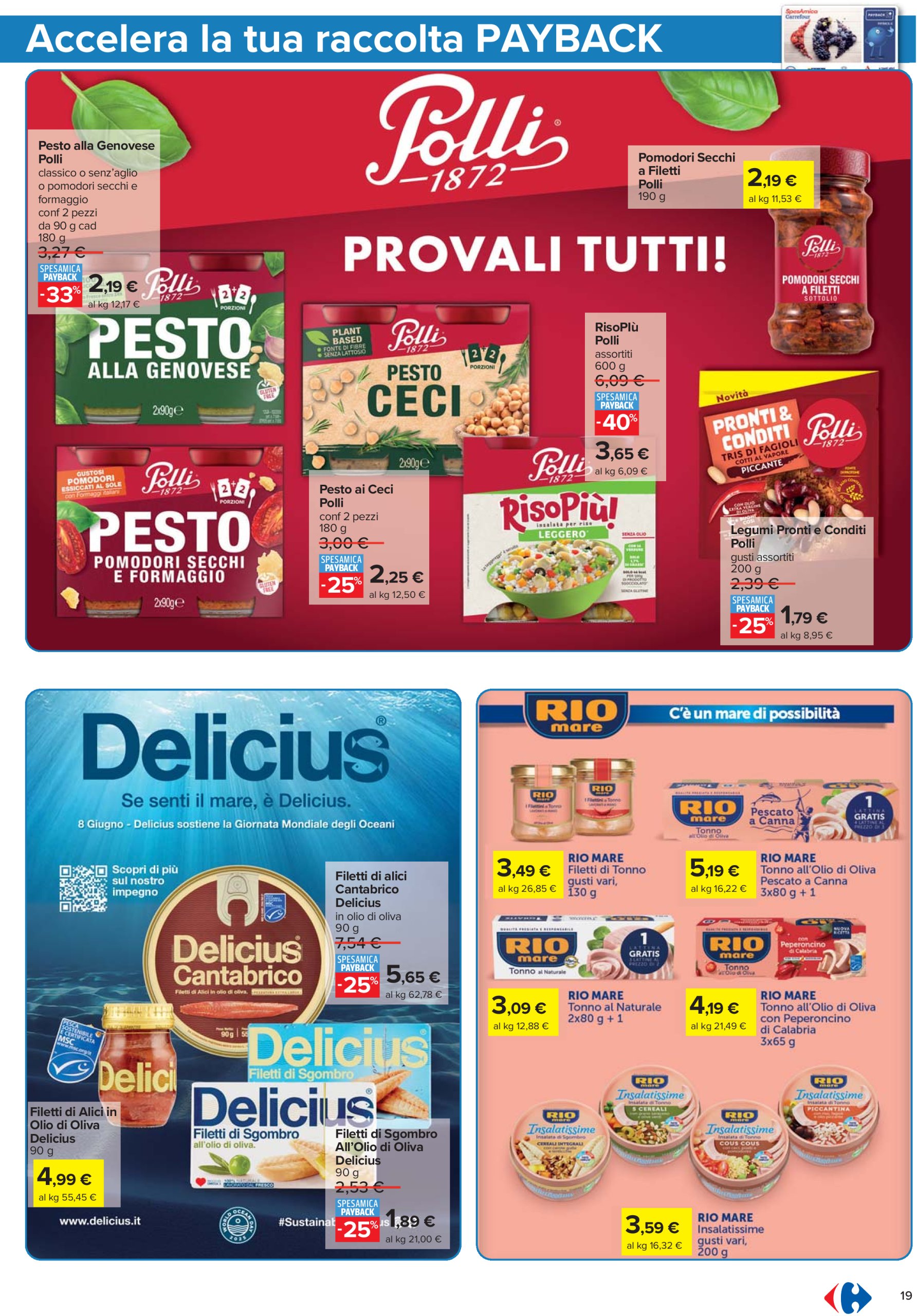 carrefour - Volantino Carrefour - Punti Sprint Payback valido dal 29/05 al 15/06 - page: 19
