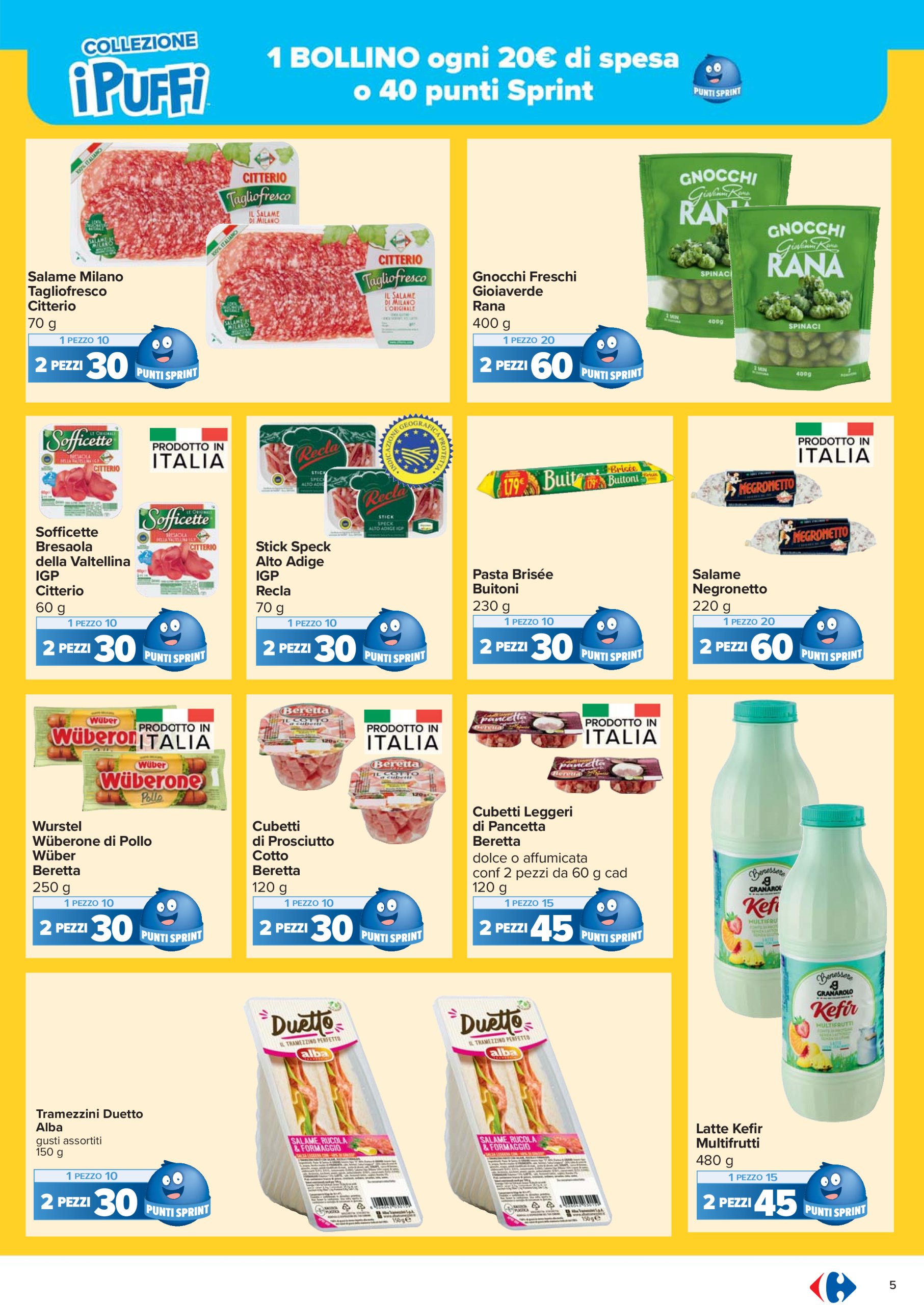 carrefour - Volantino Carrefour - Punti Sprint Payback valido dal 29/05 al 15/06 - page: 5