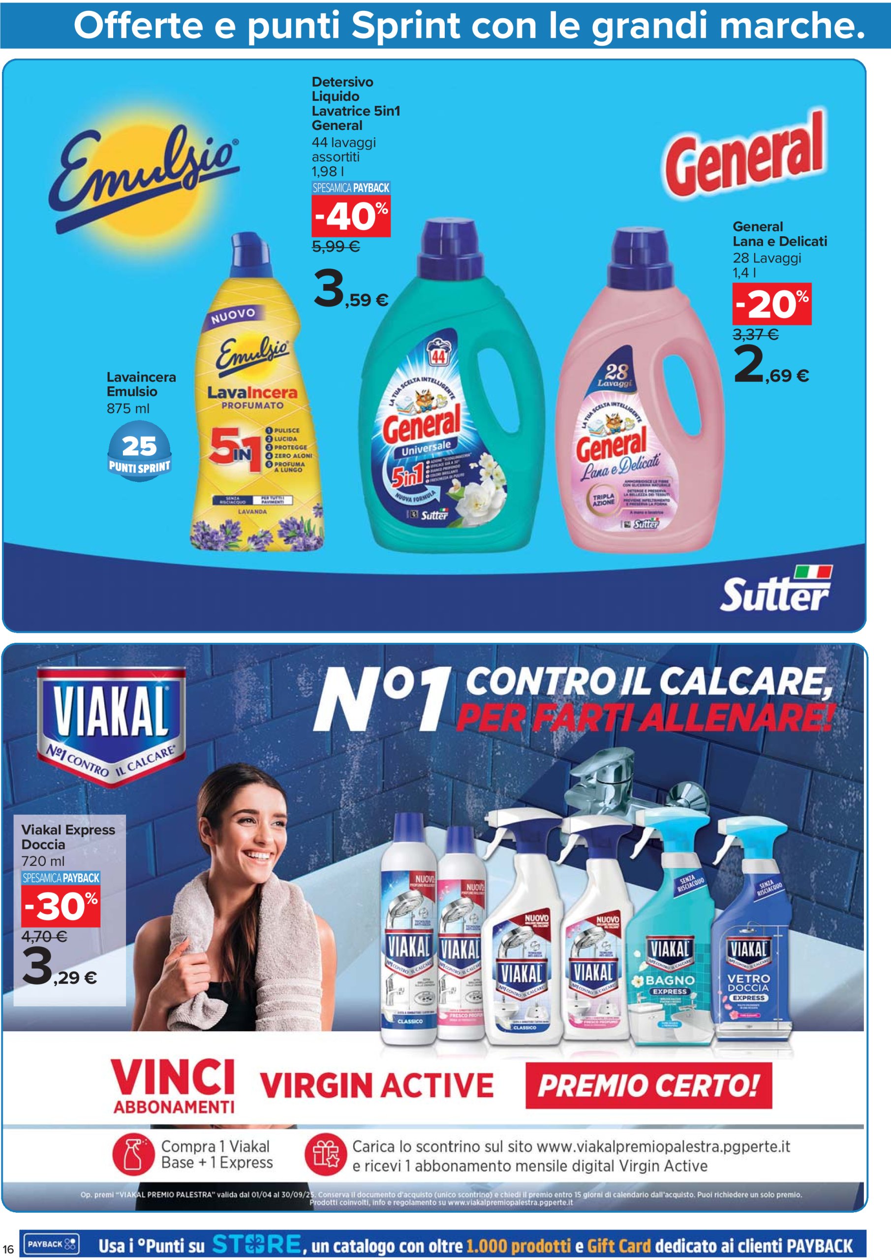 carrefour - Volantino Carrefour - Punti Sprint Payback valido dal 12/06 al 25/06 - page: 16
