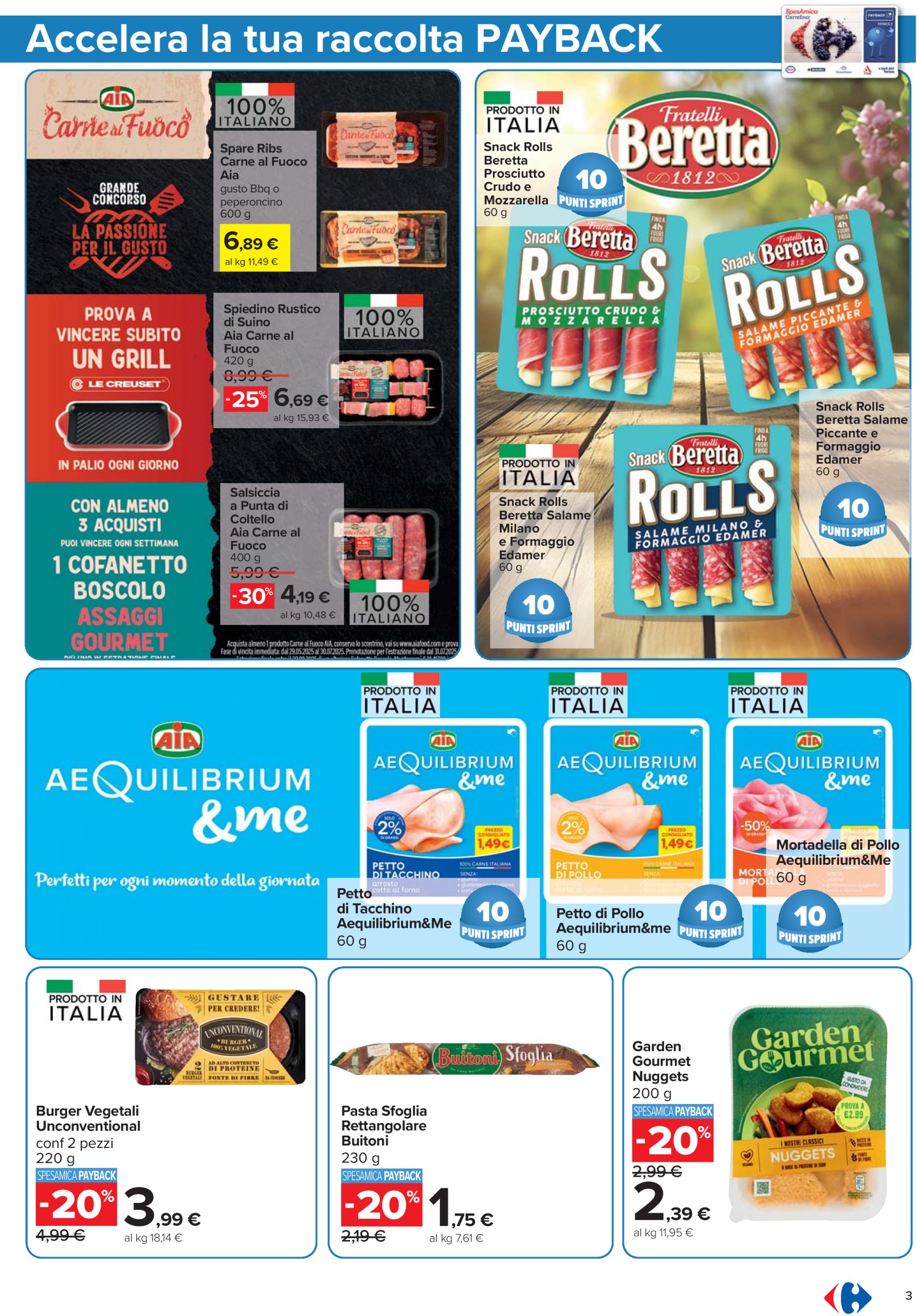 carrefour - Volantino Carrefour - Punti Sprint Payback valido dal 12/06 al 25/06 - page: 3