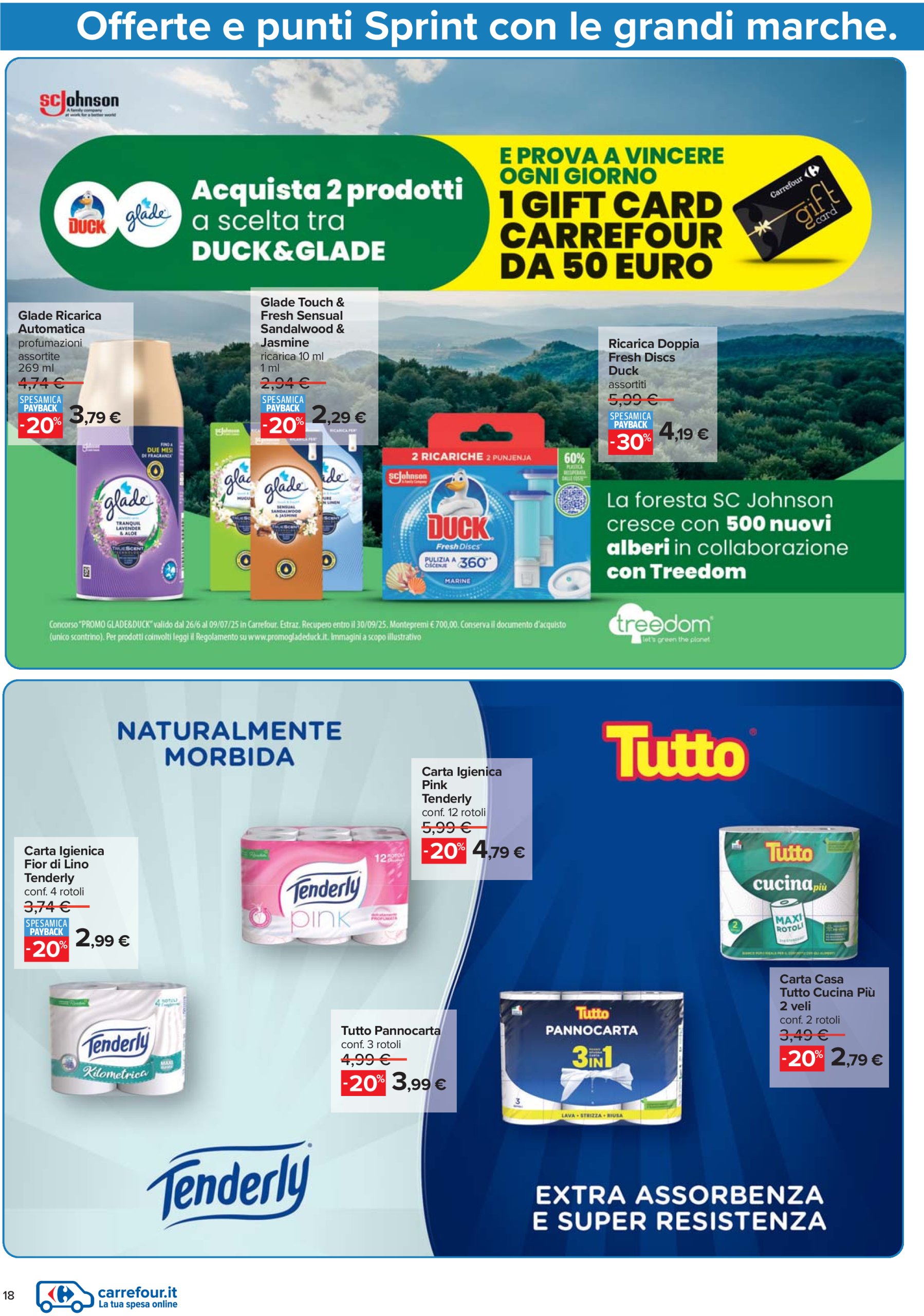 carrefour - Volantino Carrefour - Punti Sprint Payback valido dal 26/06 al 09/07 - page: 18
