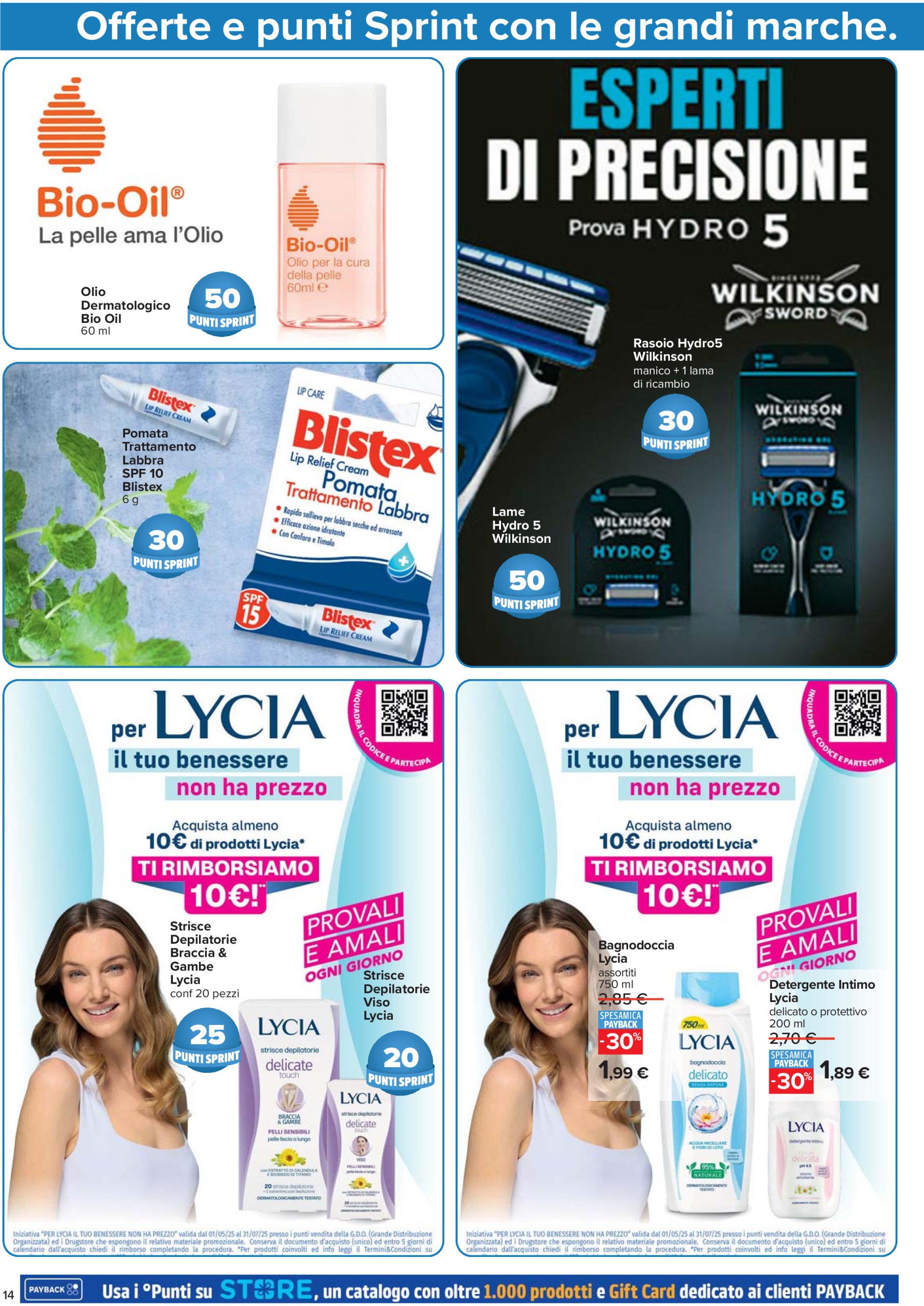 carrefour - Volantino Carrefour - Punti Sprint Payback valido dal 10/07 al 23/07 - page: 14