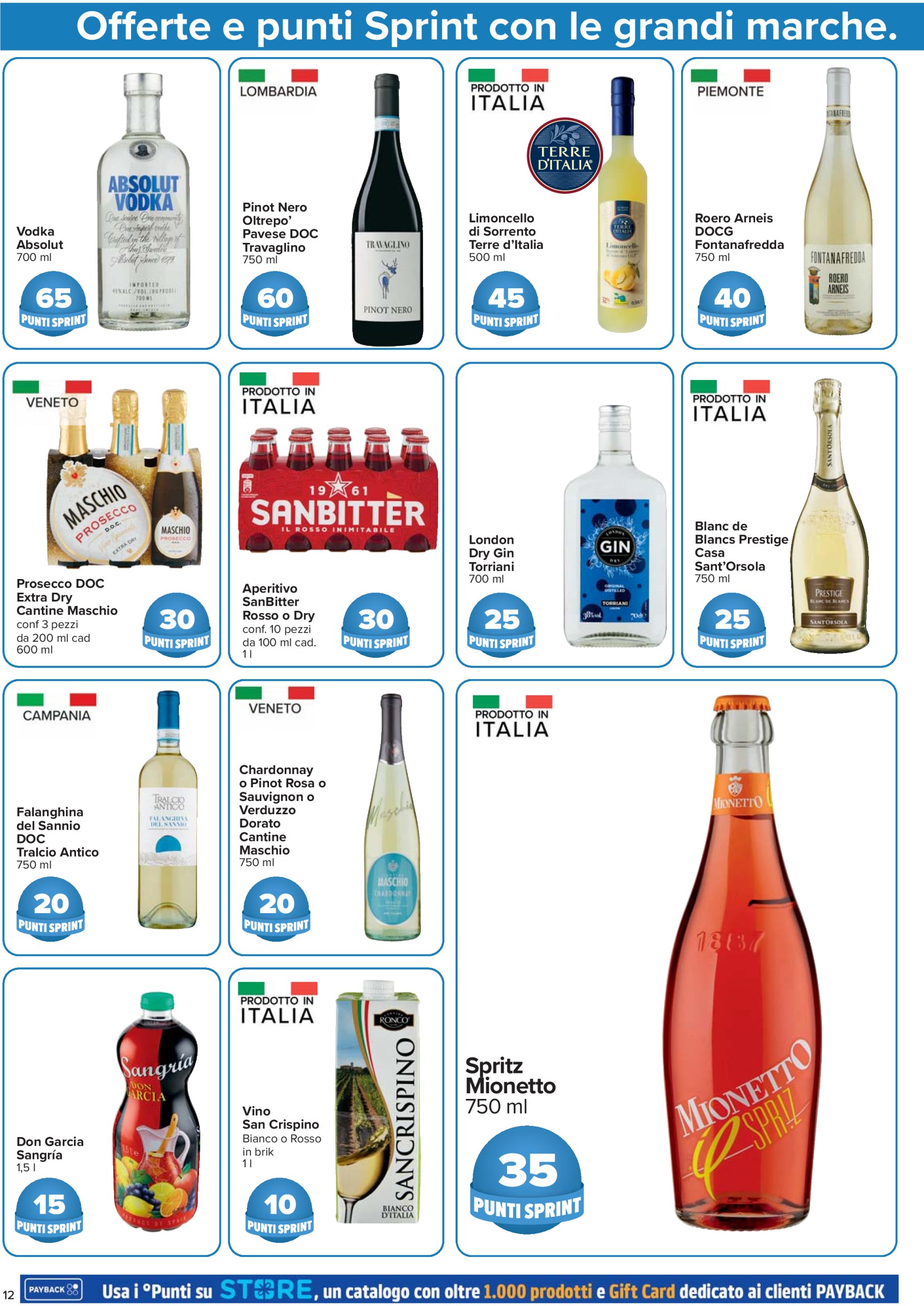 carrefour - Volantino Carrefour - Punti Sprint Payback valido dal 10/07 al 23/07 - page: 12