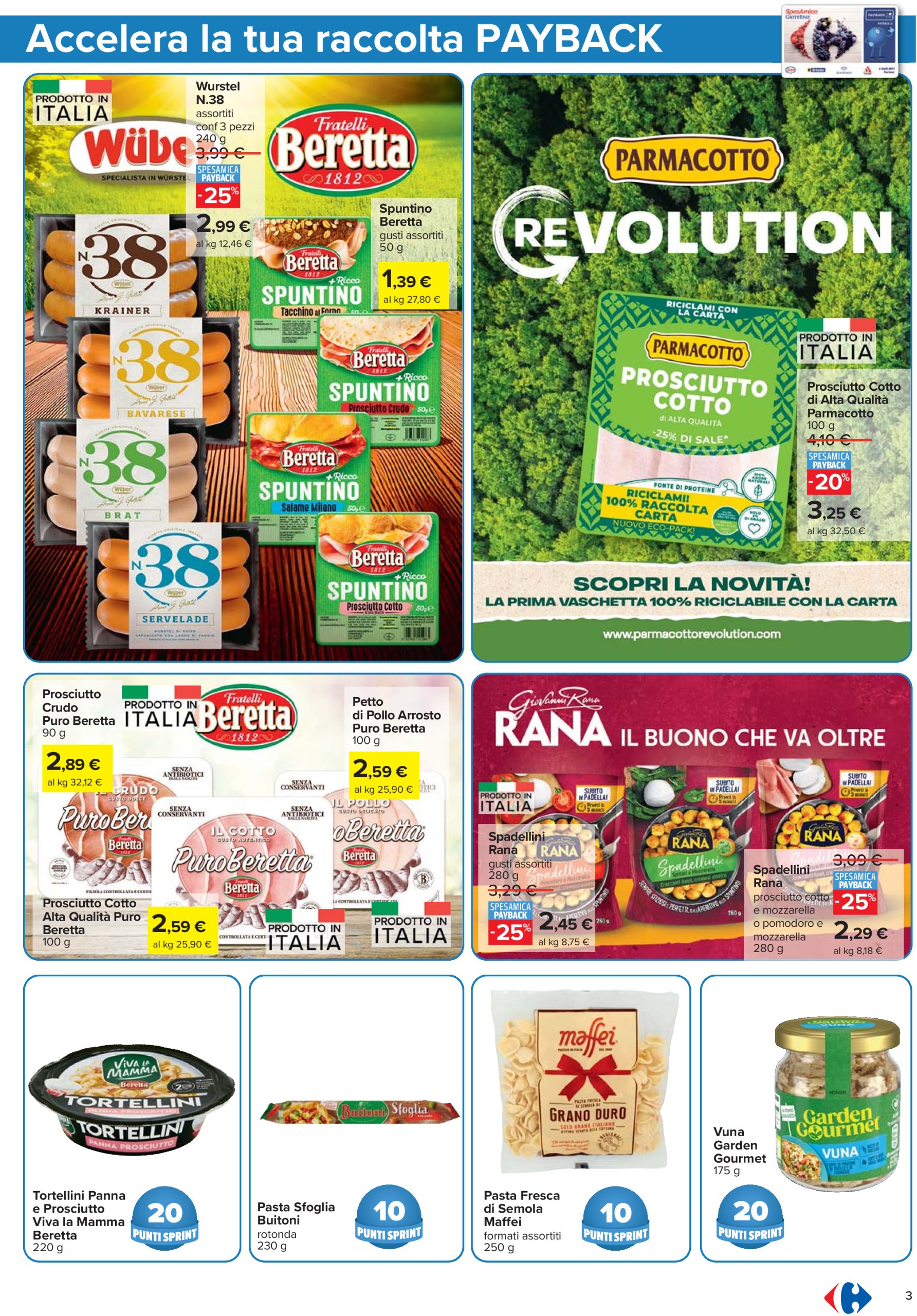 carrefour - Volantino Carrefour - Punti Sprint Payback valido dal 10/07 al 23/07 - page: 3