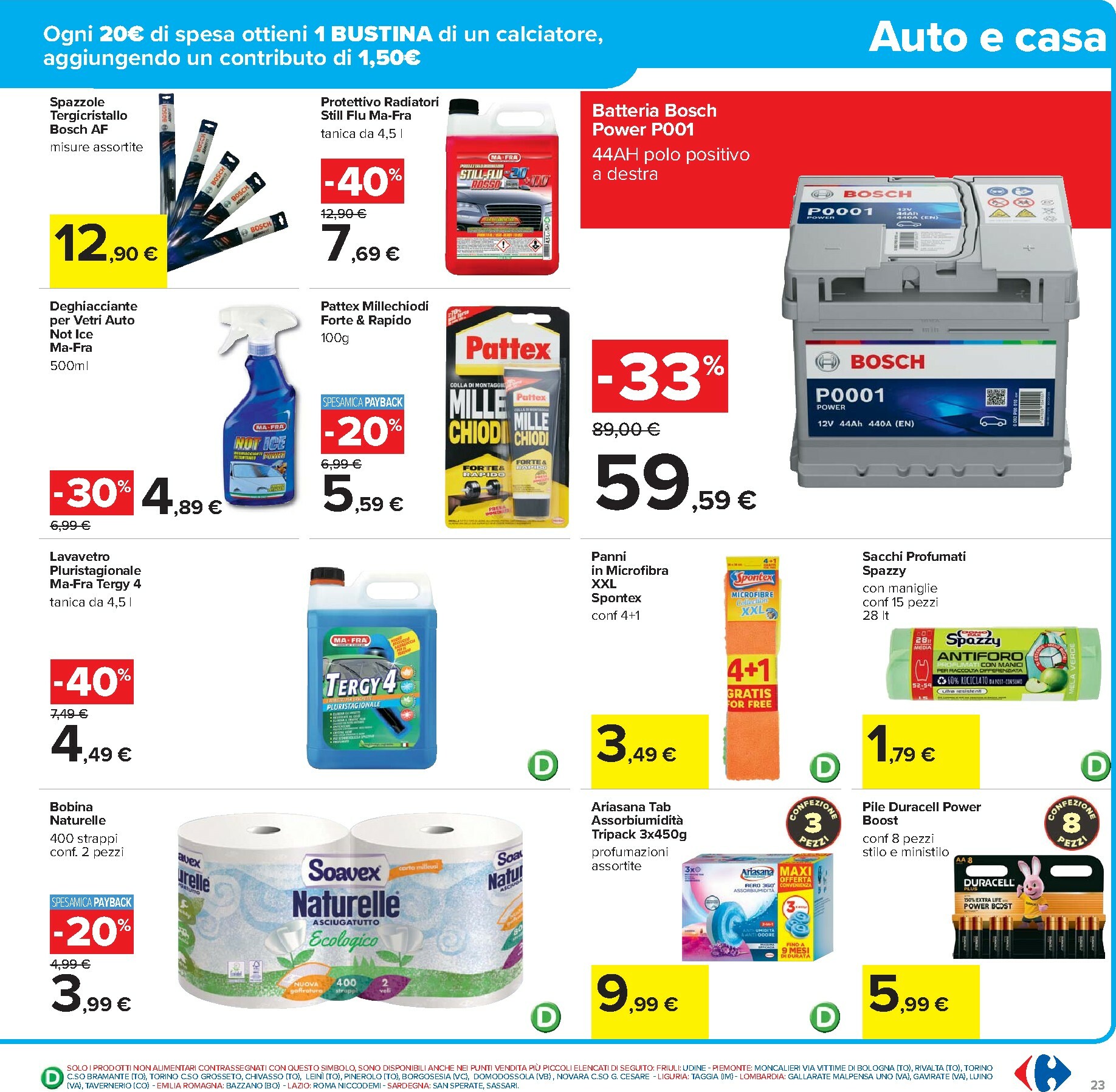 carrefour - Volantino Carrefour - Sconti 30%, 40% e 50% valido dal 02/12 al 15/12 - page: 23