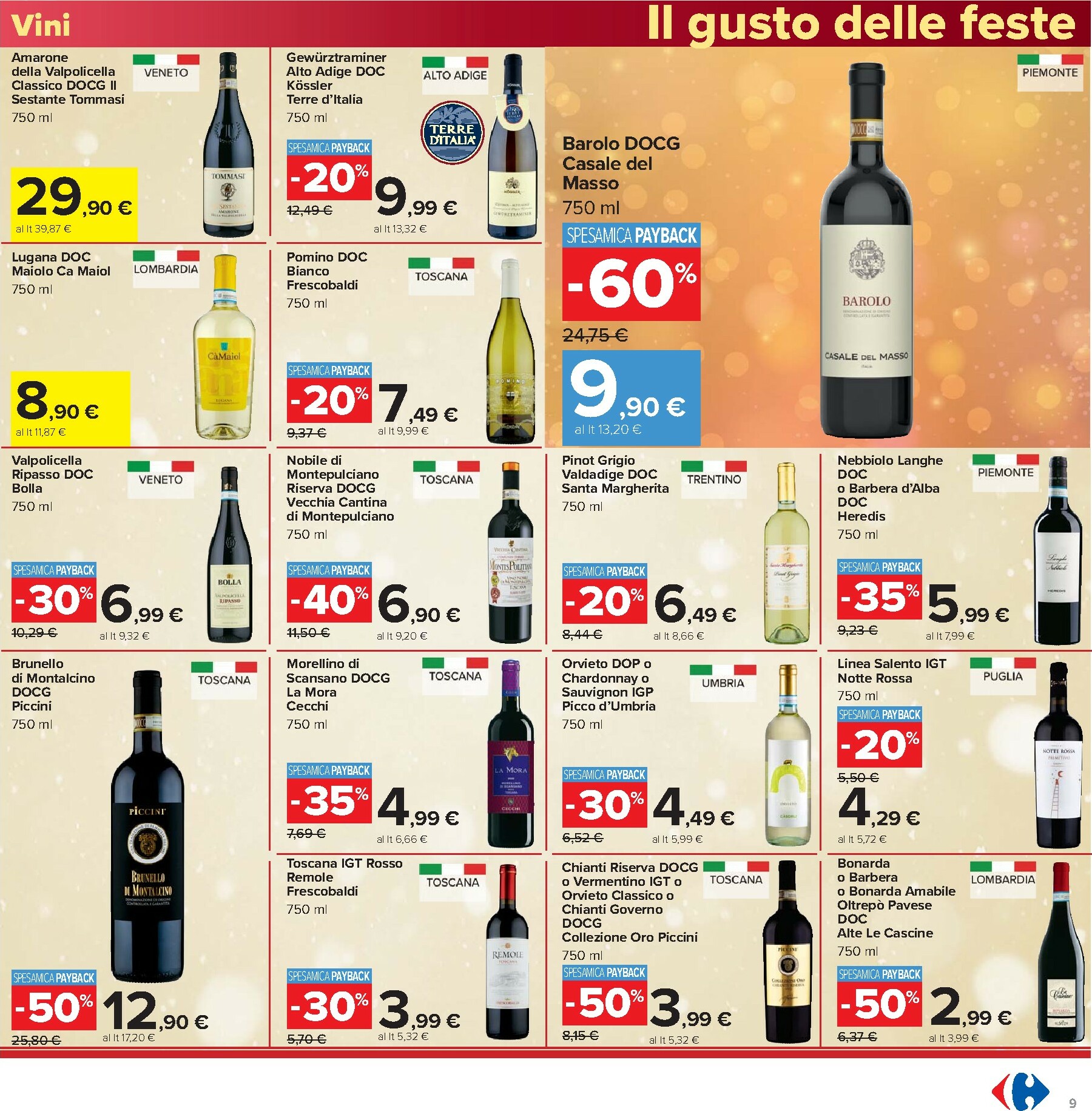 carrefour - Volantino Carrefour - Un Natale per tutti i gusti valido dal 16/12 al 01/01 - page: 9