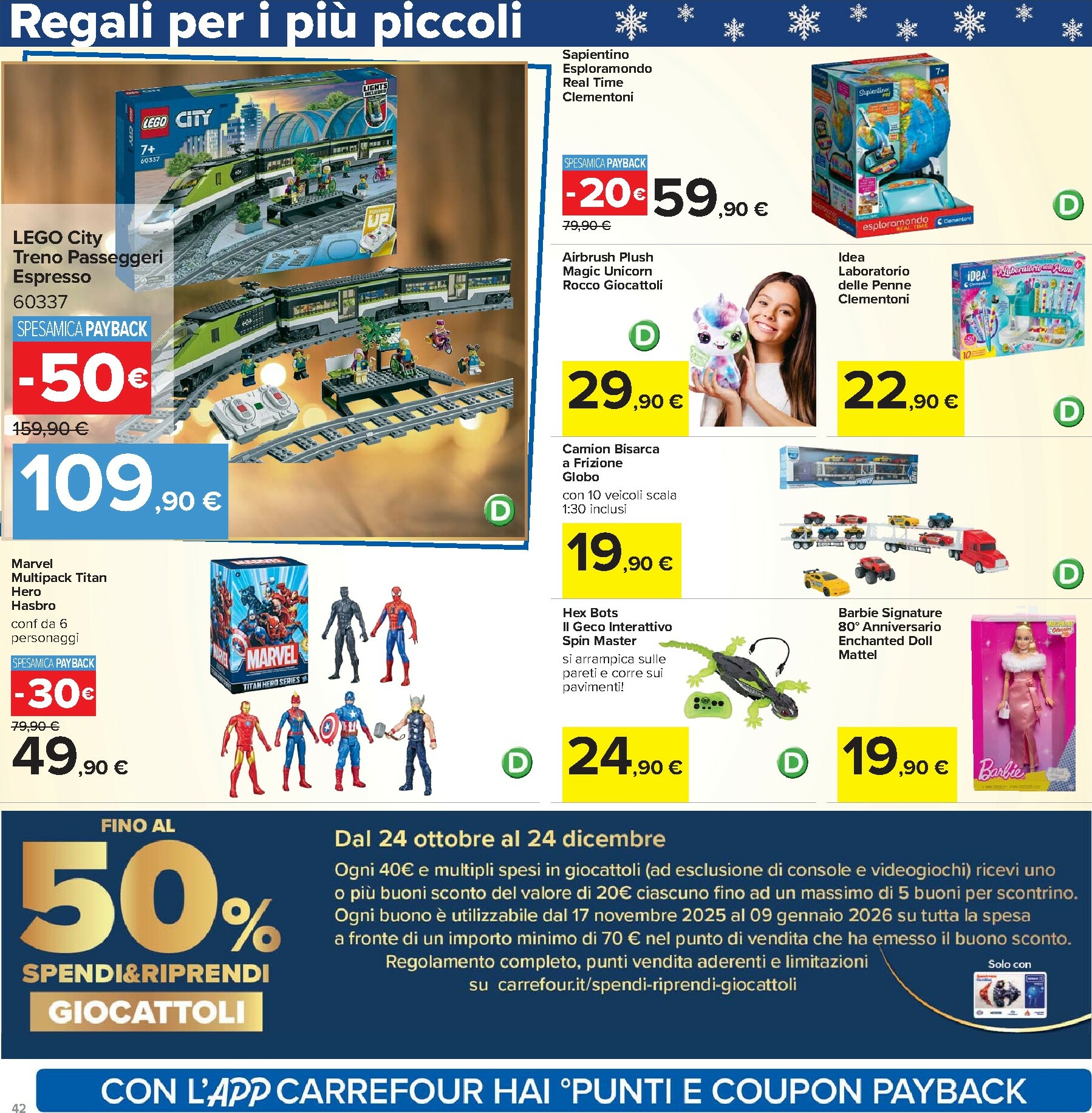 carrefour - Volantino Carrefour - Un Natale per tutti i gusti valido dal 16/12 al 01/01 - page: 42