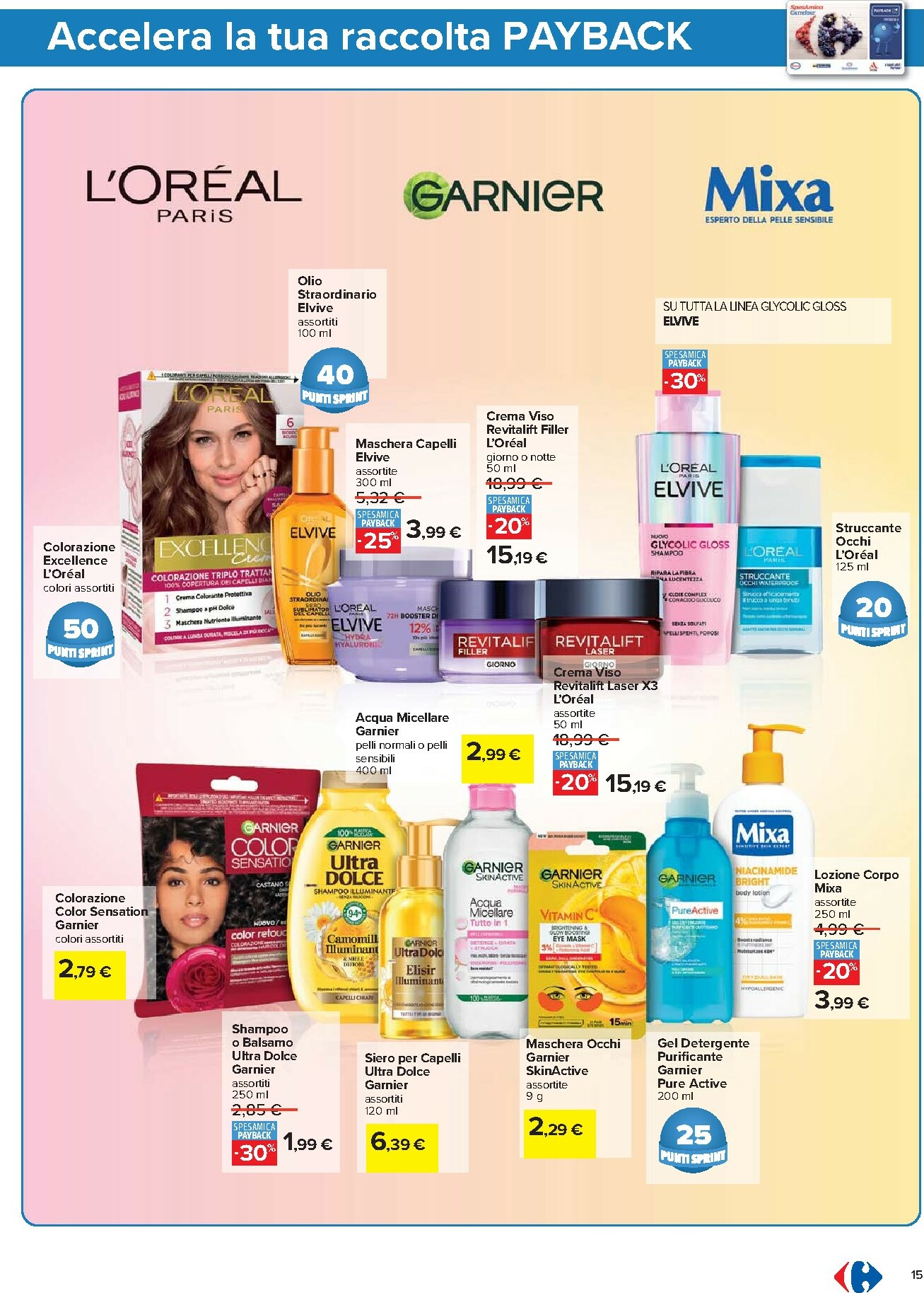 carrefour - Volantino Carrefour - Punti Sprint Payback valido dal 16/12 al 31/12 - page: 15