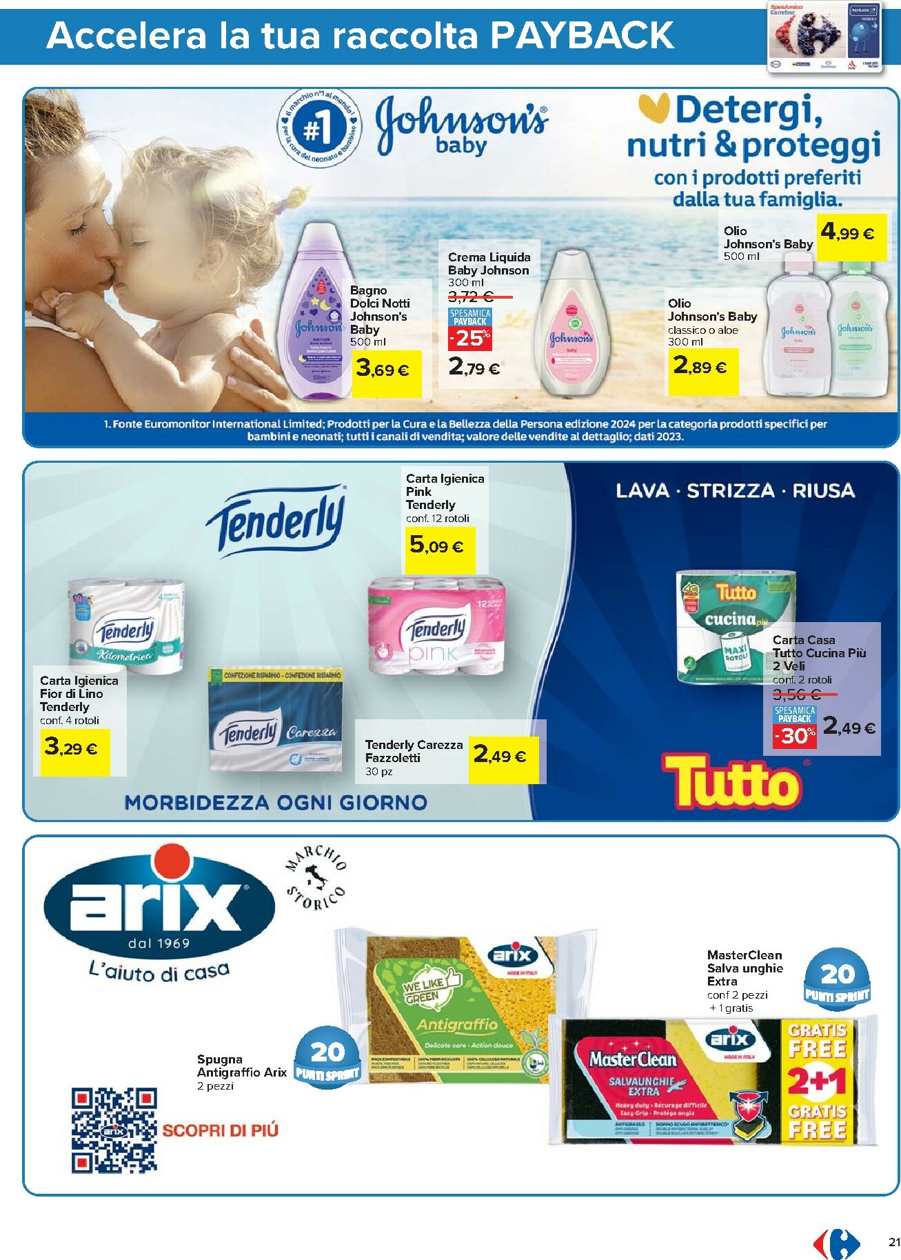 carrefour - Volantino Carrefour - Punti Sprint Payback valido dal 16/12 al 31/12 - page: 21