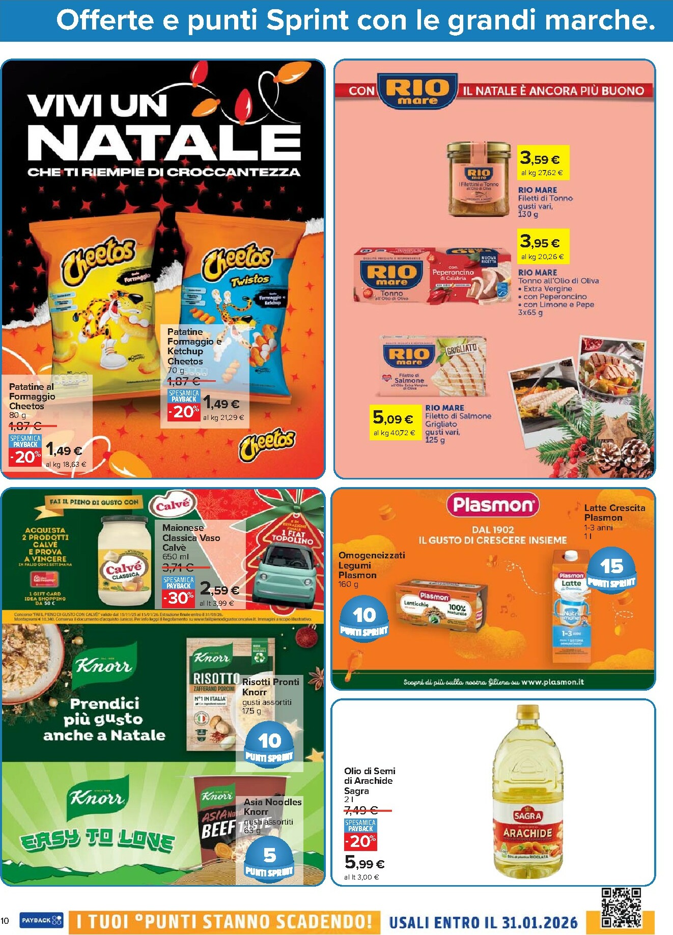 carrefour - Volantino Carrefour - Punti Sprint Payback valido dal 16/12 al 31/12 - page: 10