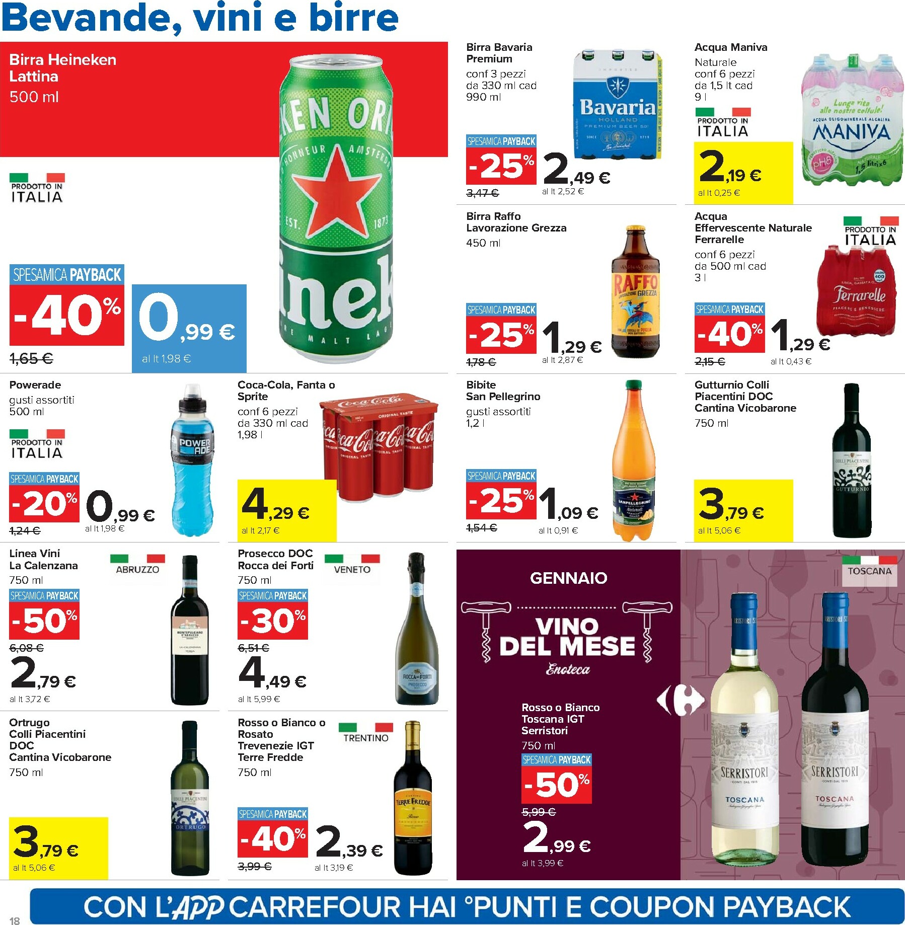 carrefour - Volantino Carrefour - 40 prodotti al 40% valido dal 02/01 al 14/01 - page: 18