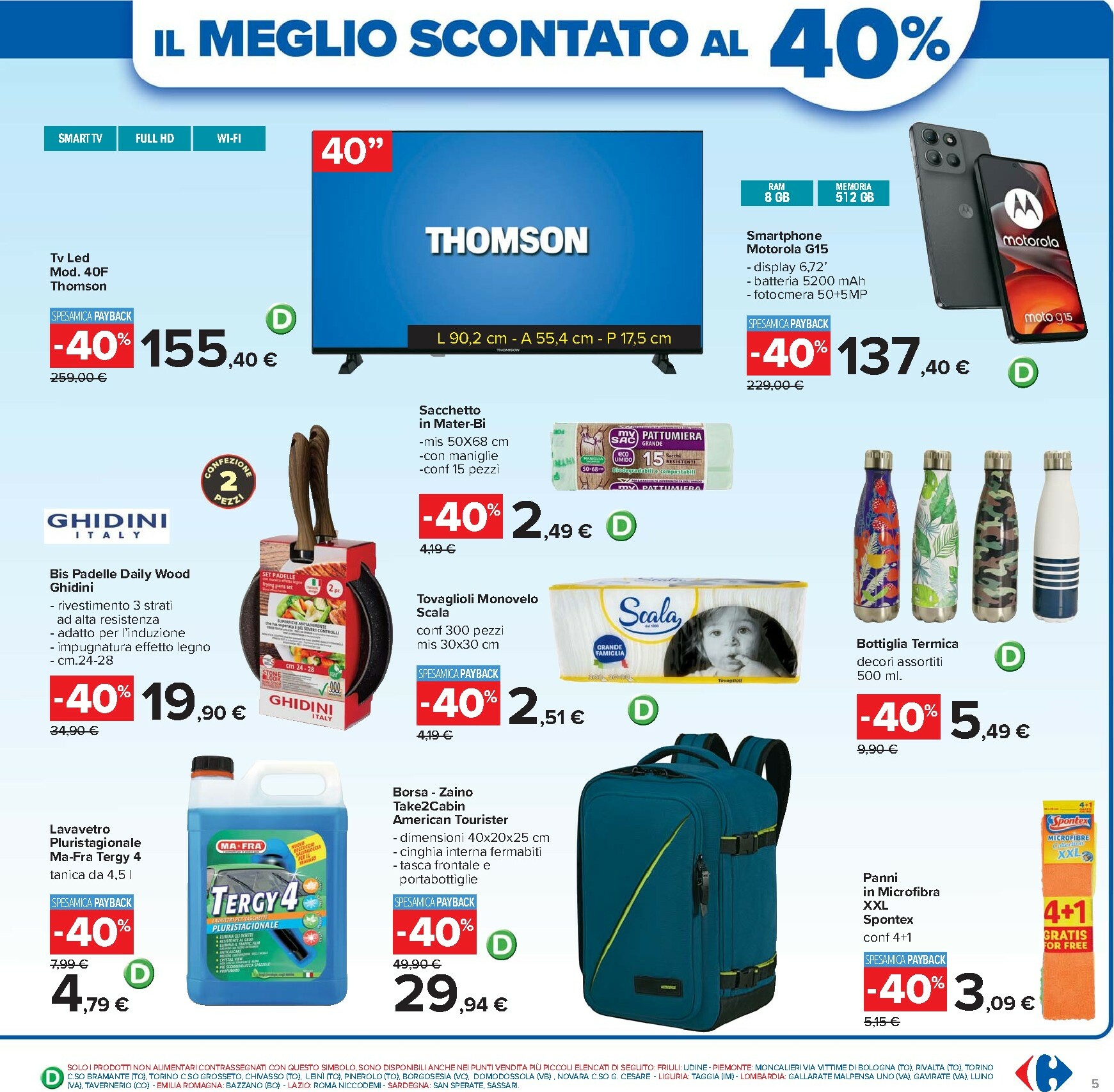 carrefour - Volantino Carrefour - 40 prodotti al 40% valido dal 02/01 al 14/01 - page: 5