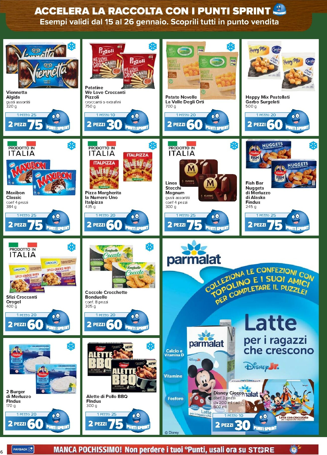 carrefour - Volantino Carrefour - Punti Sprint Payback valido dal 15/01 al 26/01 - page: 6