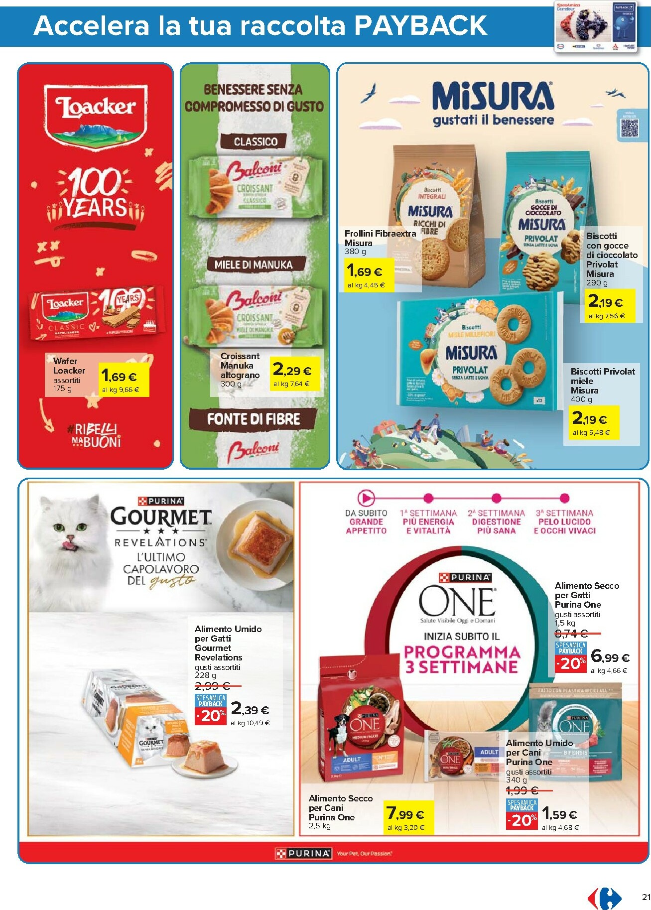 carrefour - Volantino Carrefour - Punti Sprint Payback valido dal 15/01 al 26/01 - page: 21