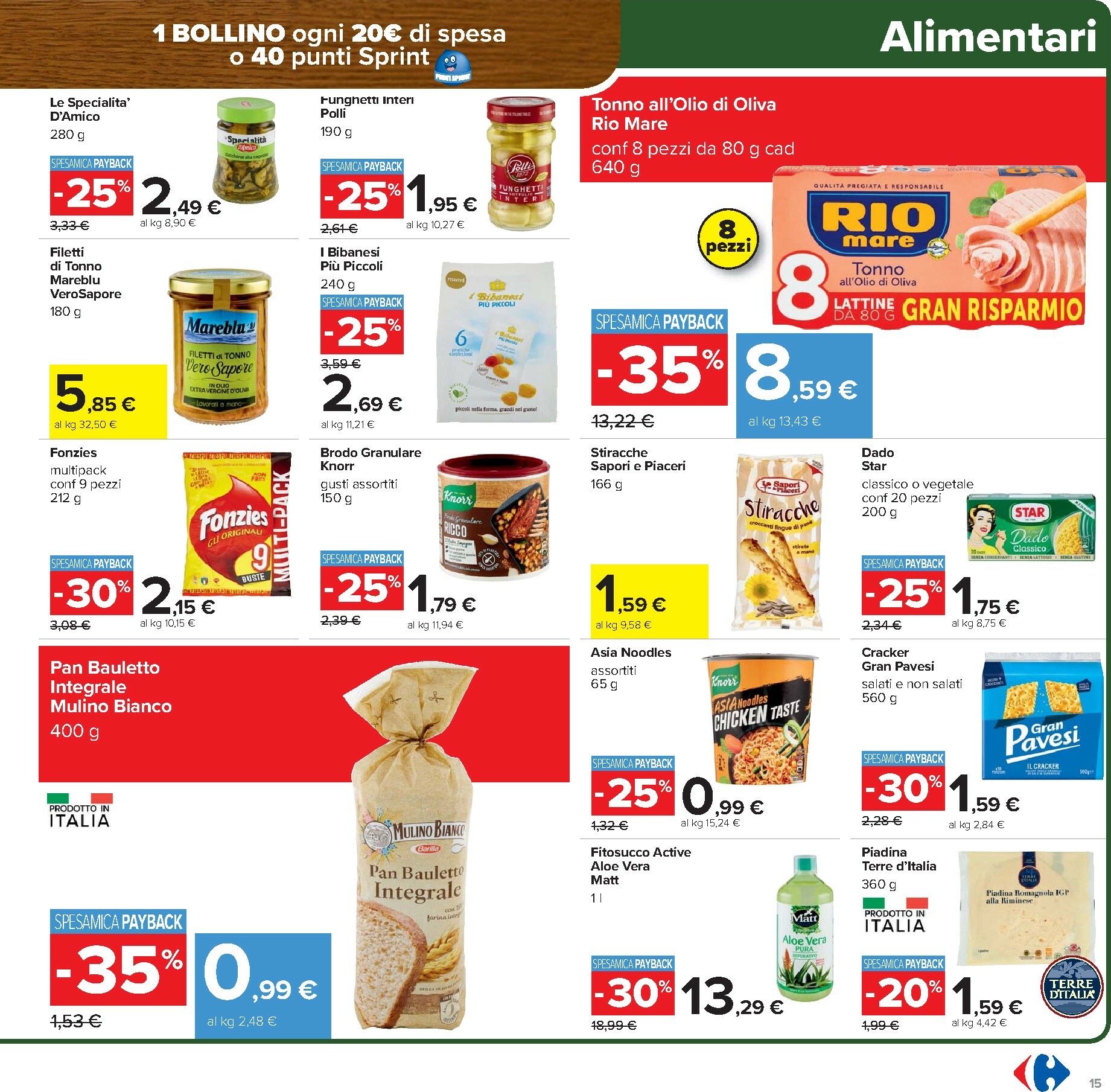 carrefour - Volantino Carrefour - Sottocosto Freschi valido dal 15/01 al 22/03 - page: 15
