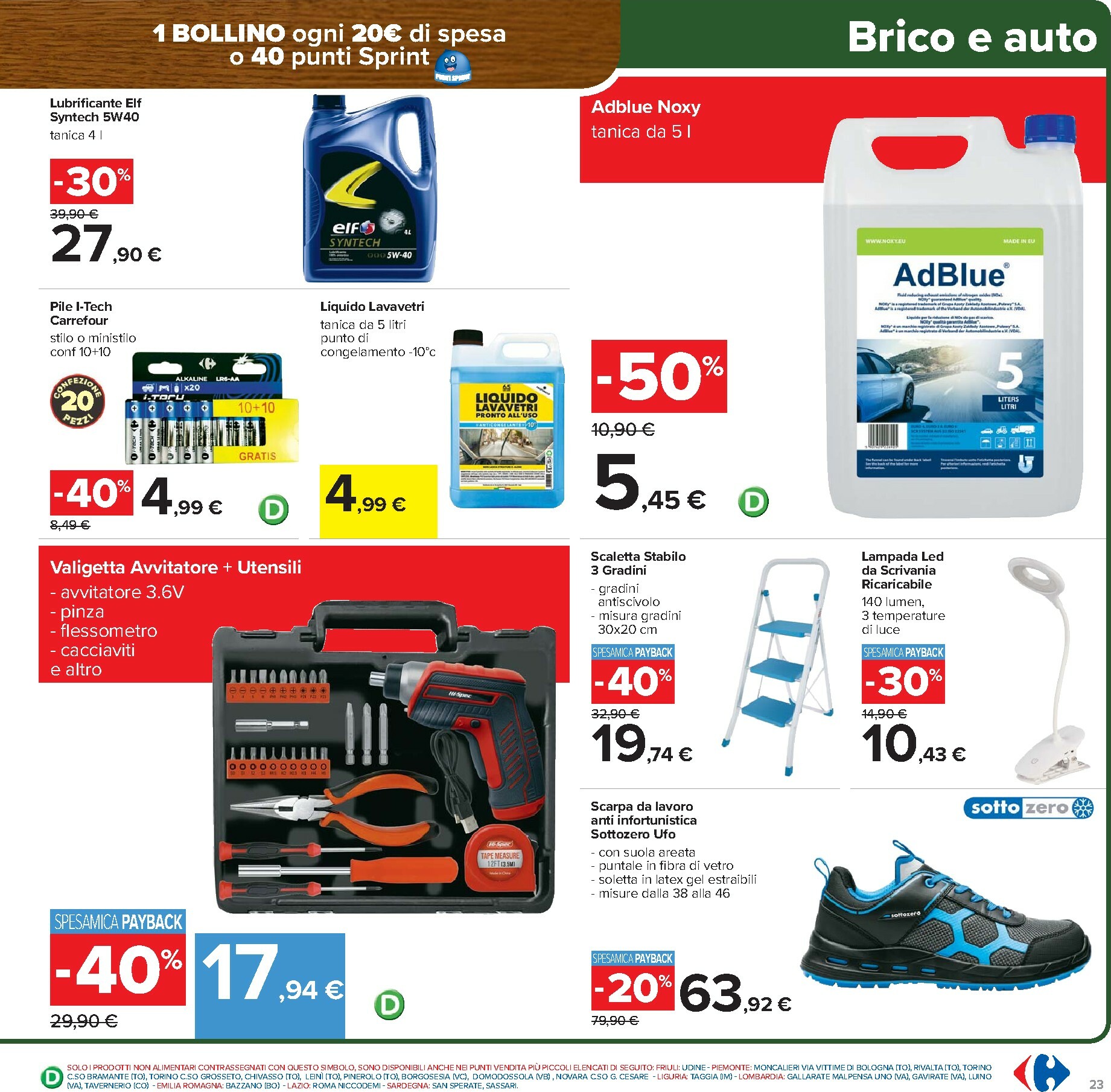 carrefour - Volantino Carrefour - Sconti fino al 50% valido dal 27/01 al 05/02 - page: 23