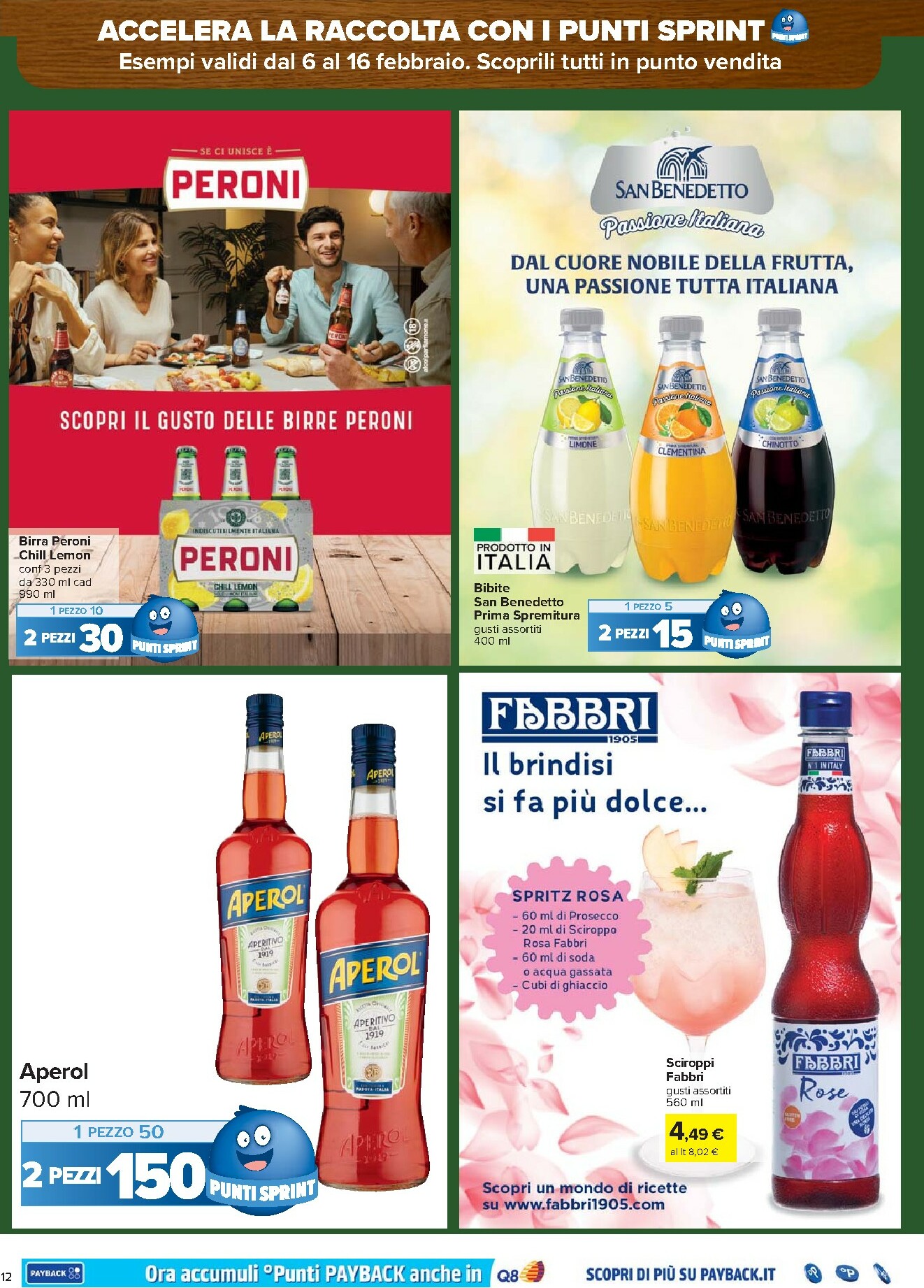 carrefour - Volantino Carrefour - Punti Sprint Payback valido dal 06/02/2026 al 16/02/2026 - page: 12