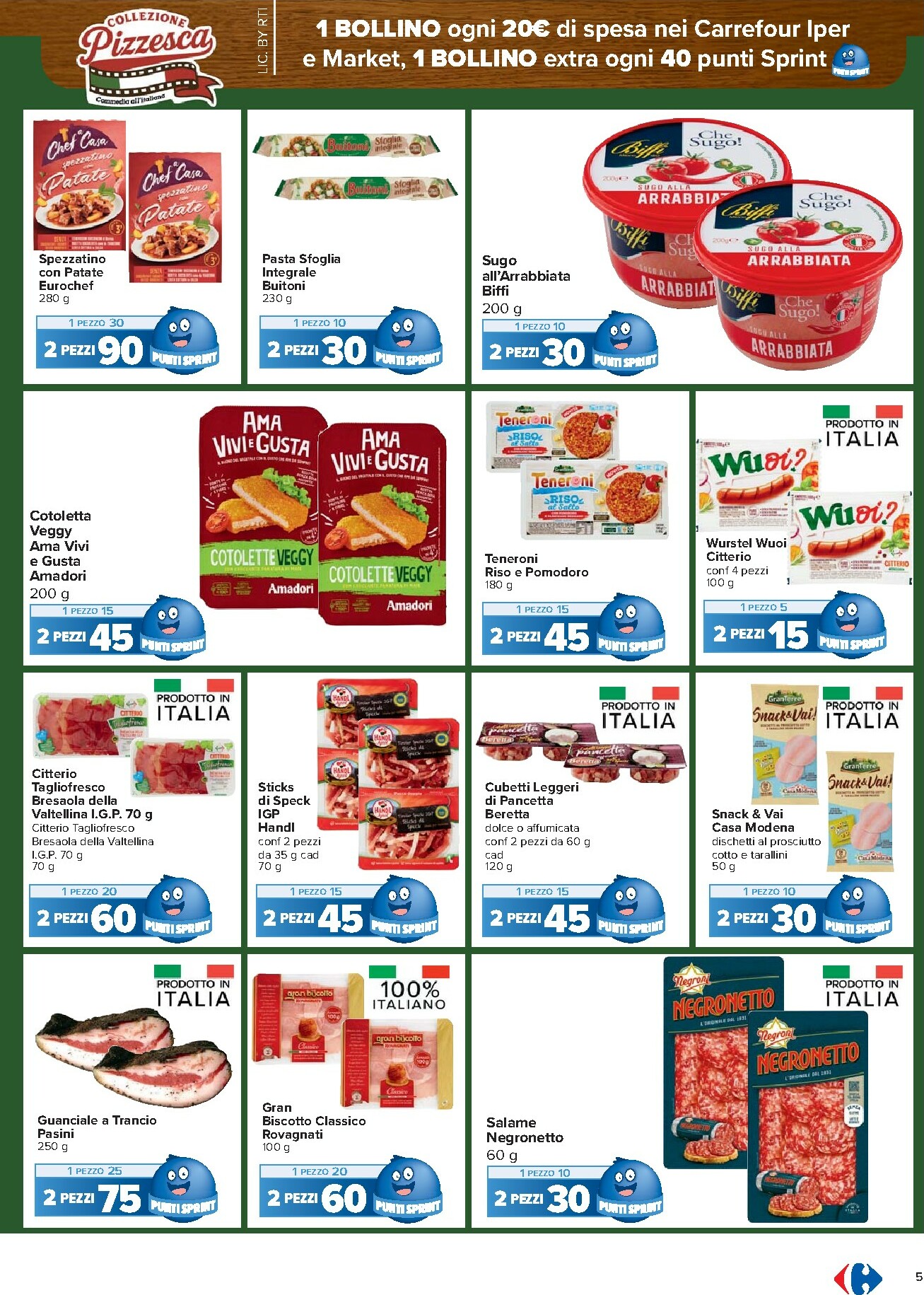 carrefour - Volantino Carrefour - Punti Sprint Payback valido dal 17/02/2026 al 01/03/2026 - page: 5