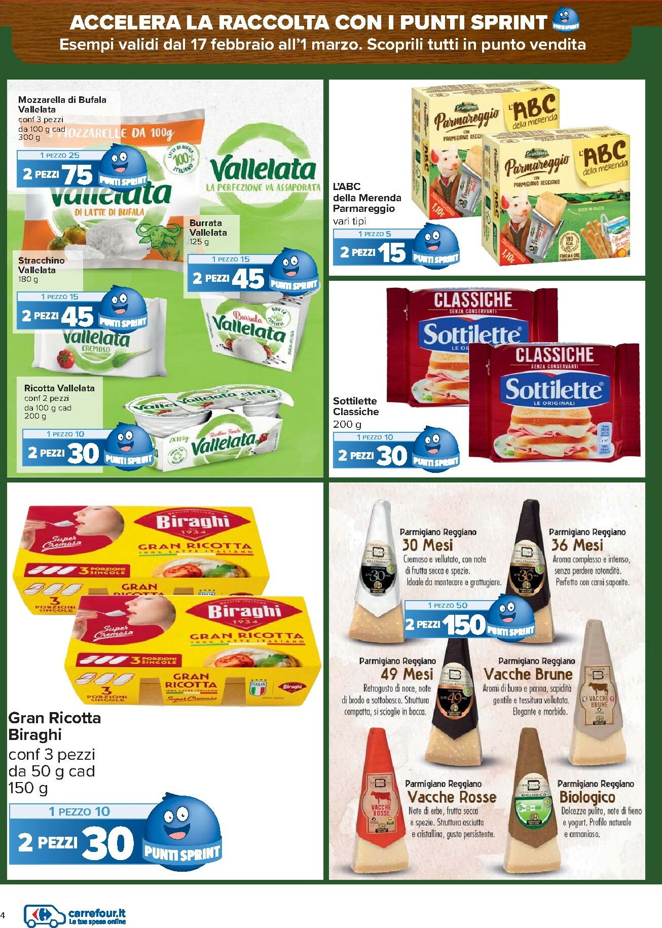 carrefour - Volantino Carrefour - Punti Sprint Payback valido dal 17/02/2026 al 01/03/2026 - page: 4