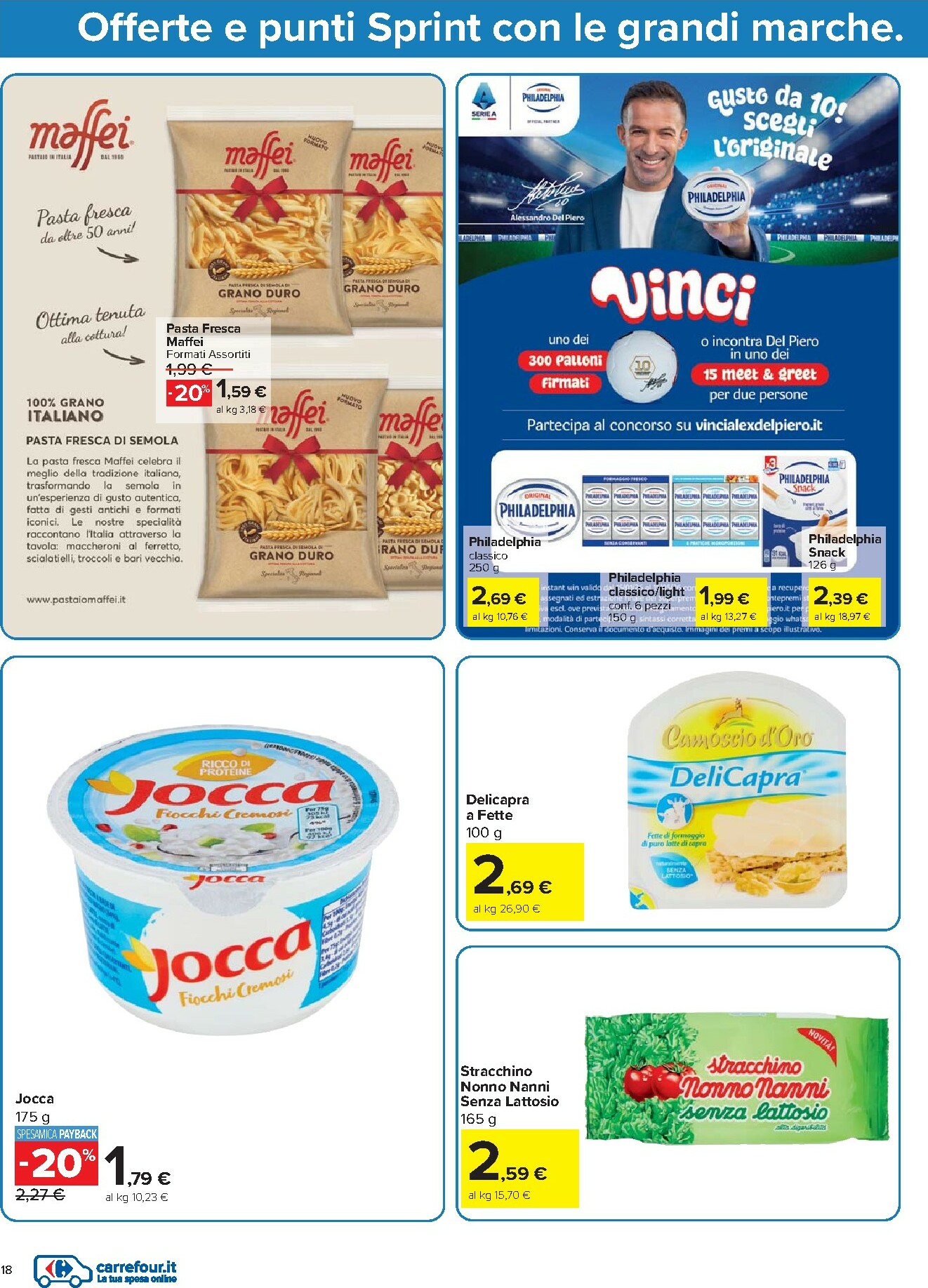 carrefour - Volantino Carrefour - Punti Sprint Payback valido dal 17/02/2026 al 01/03/2026 - page: 18