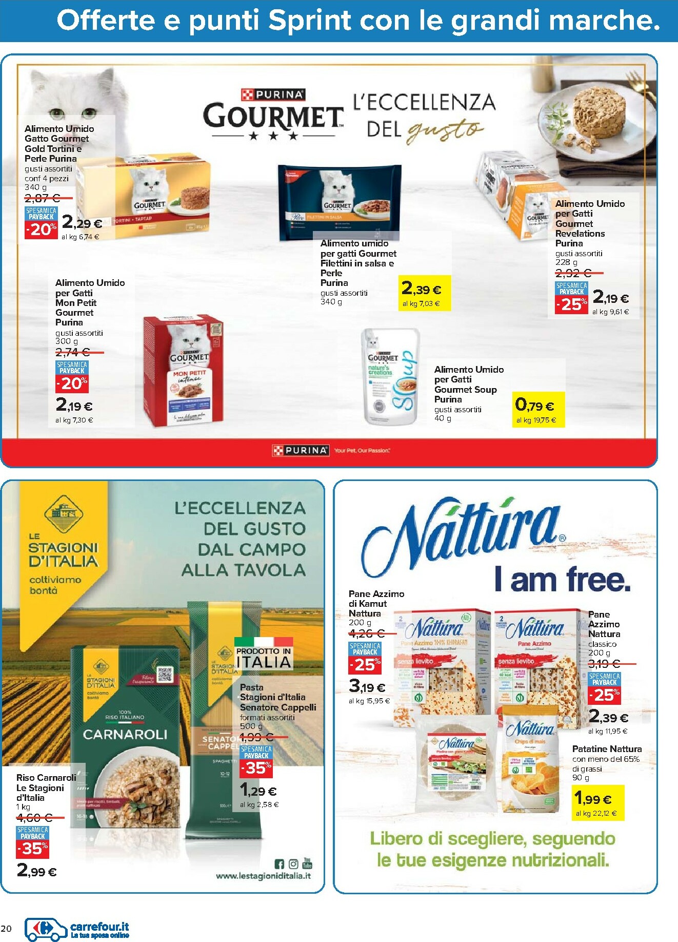 carrefour - Volantino Carrefour - Punti Sprint Payback valido dal 17/02/2026 al 01/03/2026 - page: 20