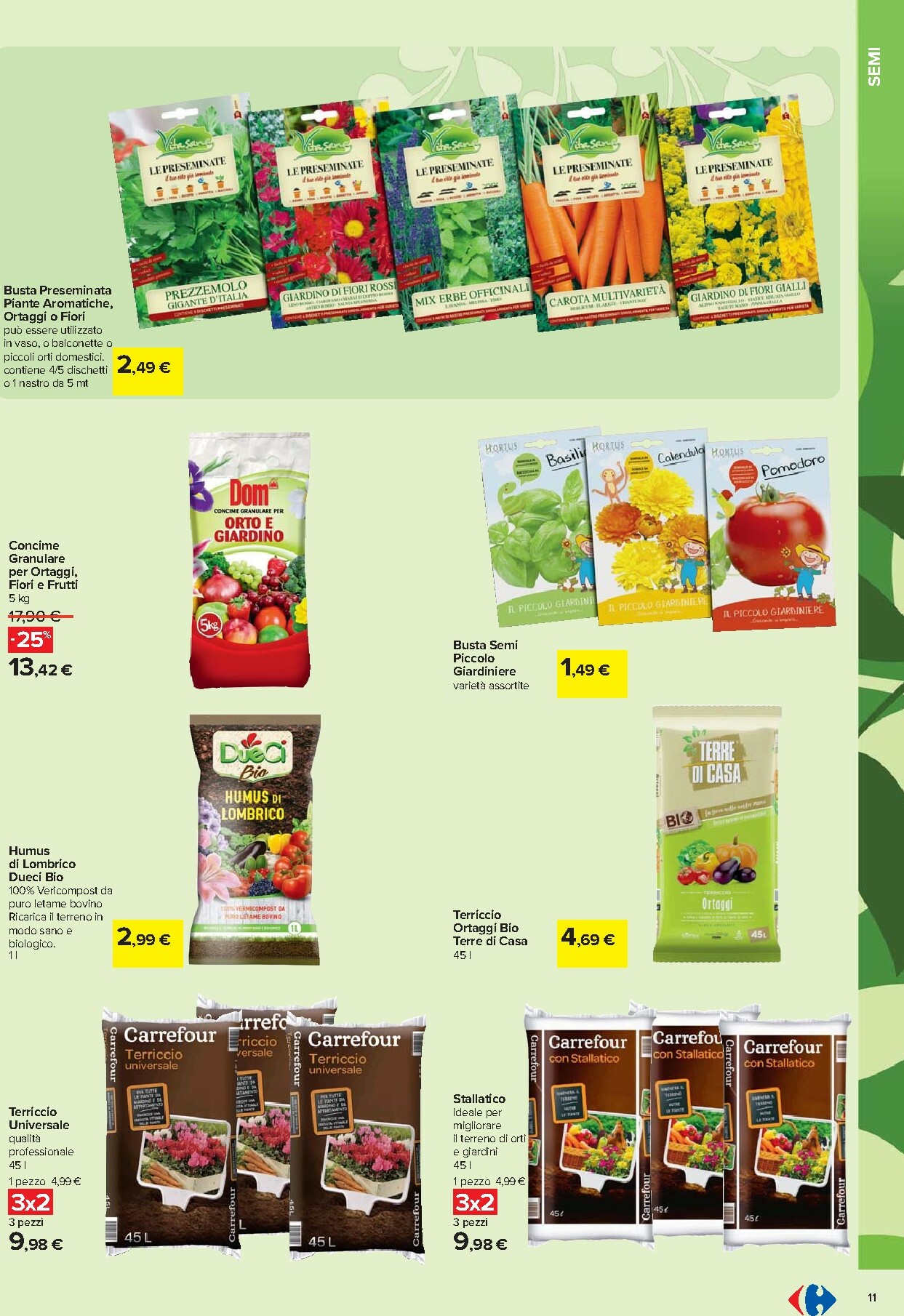 carrefour - Volantino Carrefour - Catalogo giardinaggio valido dal 19/02/2026 al 06/04/2026 - page: 11
