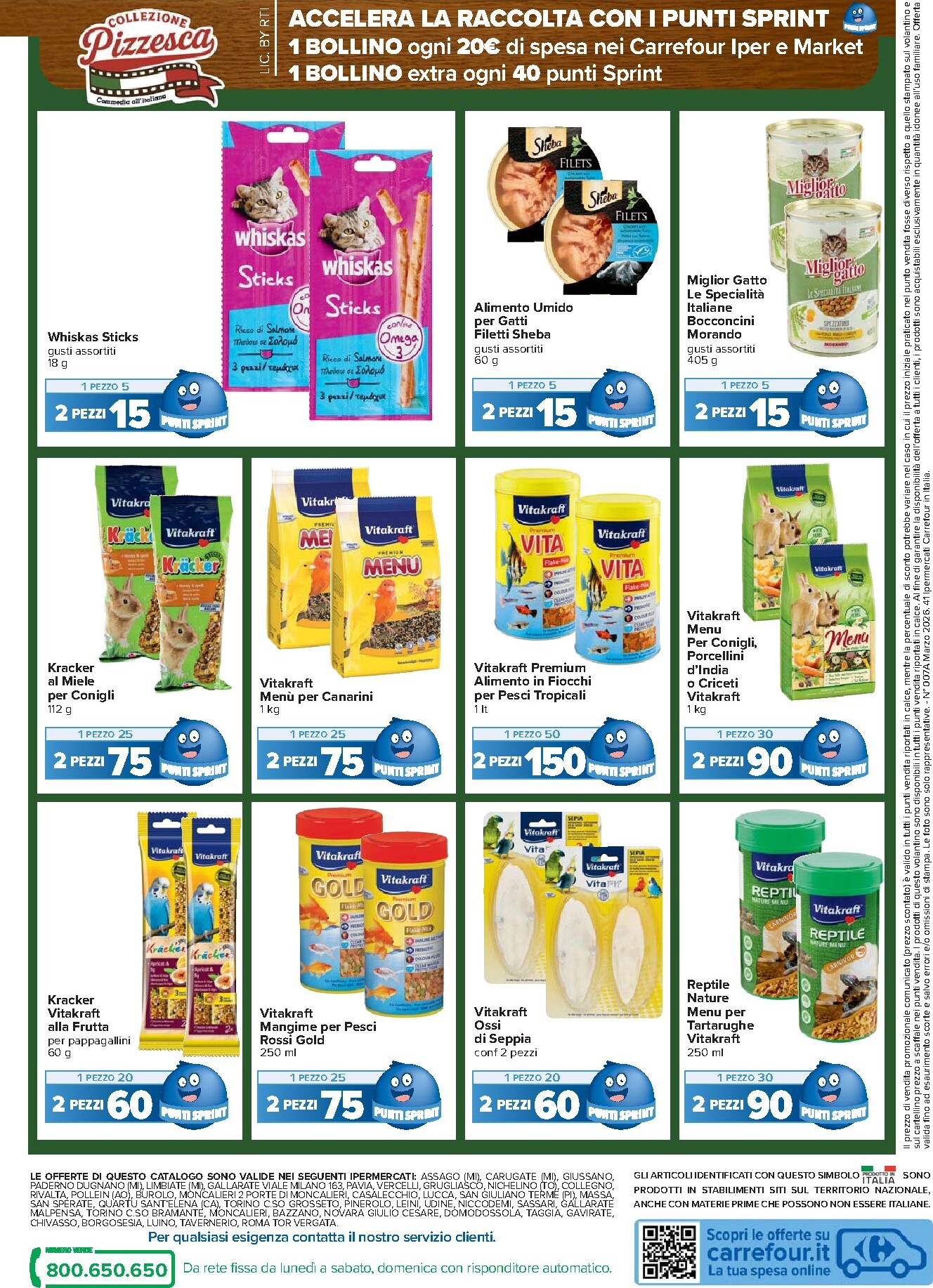 carrefour - Volantino Carrefour - Punti Sprint Payback valido dal 13/03/2026 al 23/03/2026 - page: 22