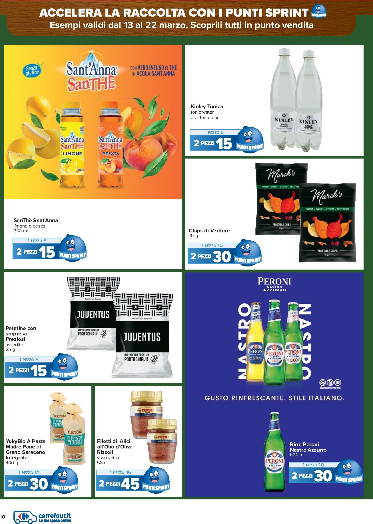 carrefour - Volantino Carrefour - Punti Sprint Payback valido dal 13/03/2026 al 23/03/2026 - page: 10