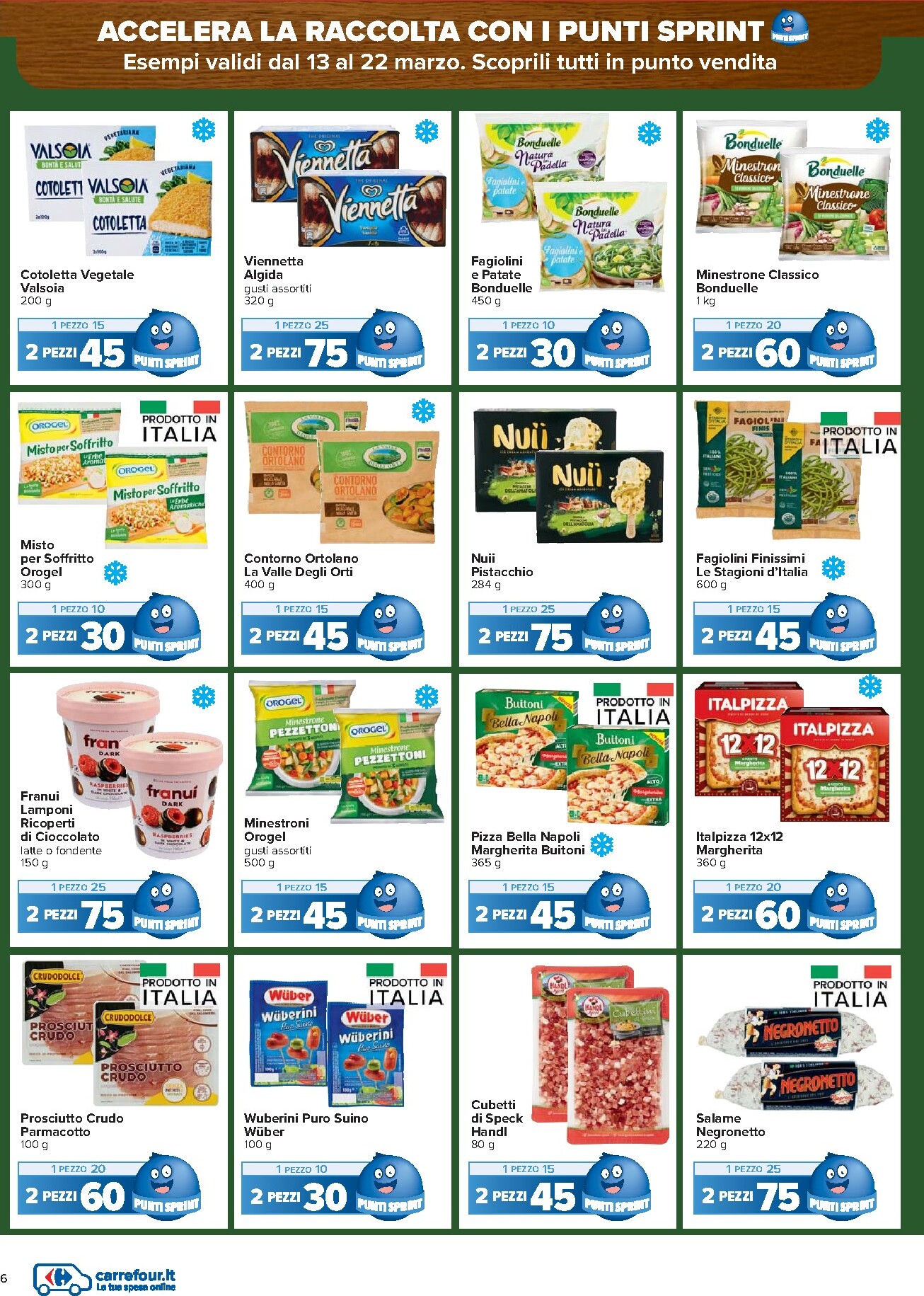 carrefour - Volantino Carrefour - Punti Sprint Payback valido dal 13/03/2026 al 23/03/2026 - page: 6