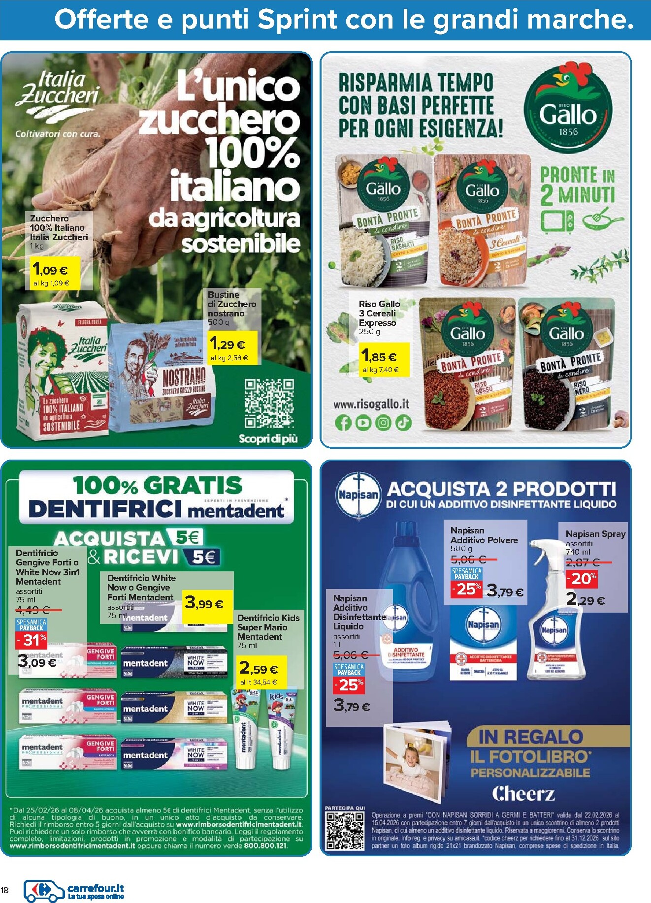 carrefour - Volantino Carrefour - Punti Sprint Payback valido dal 13/03/2026 al 23/03/2026 - page: 18