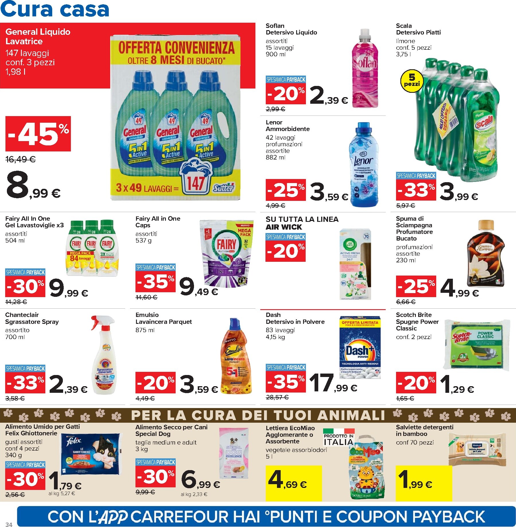 carrefour - Volantino Carrefour valido dal 24/03/2026 al 06/04/2026 - page: 34