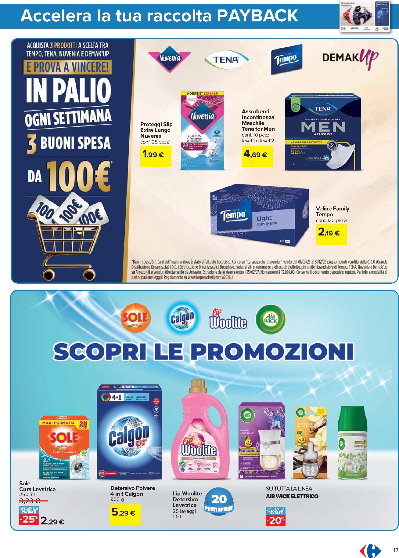 carrefour - Volantino Carrefour - Punti Sprint Payback valido dal 24/03/2026 al 06/04/2026 - page: 17