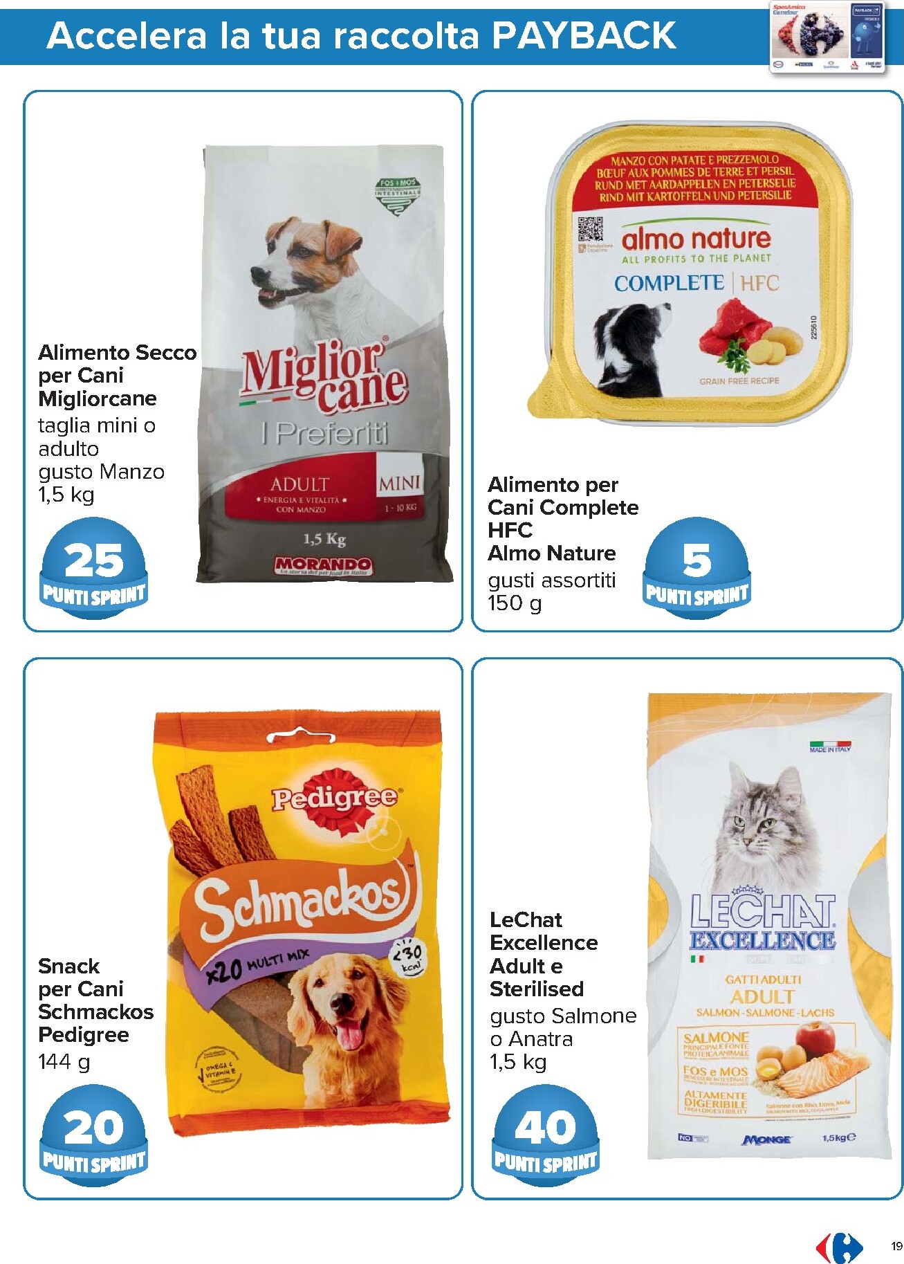 carrefour - Volantino Carrefour - Punti Sprint Payback valido dal 24/03/2026 al 06/04/2026 - page: 19