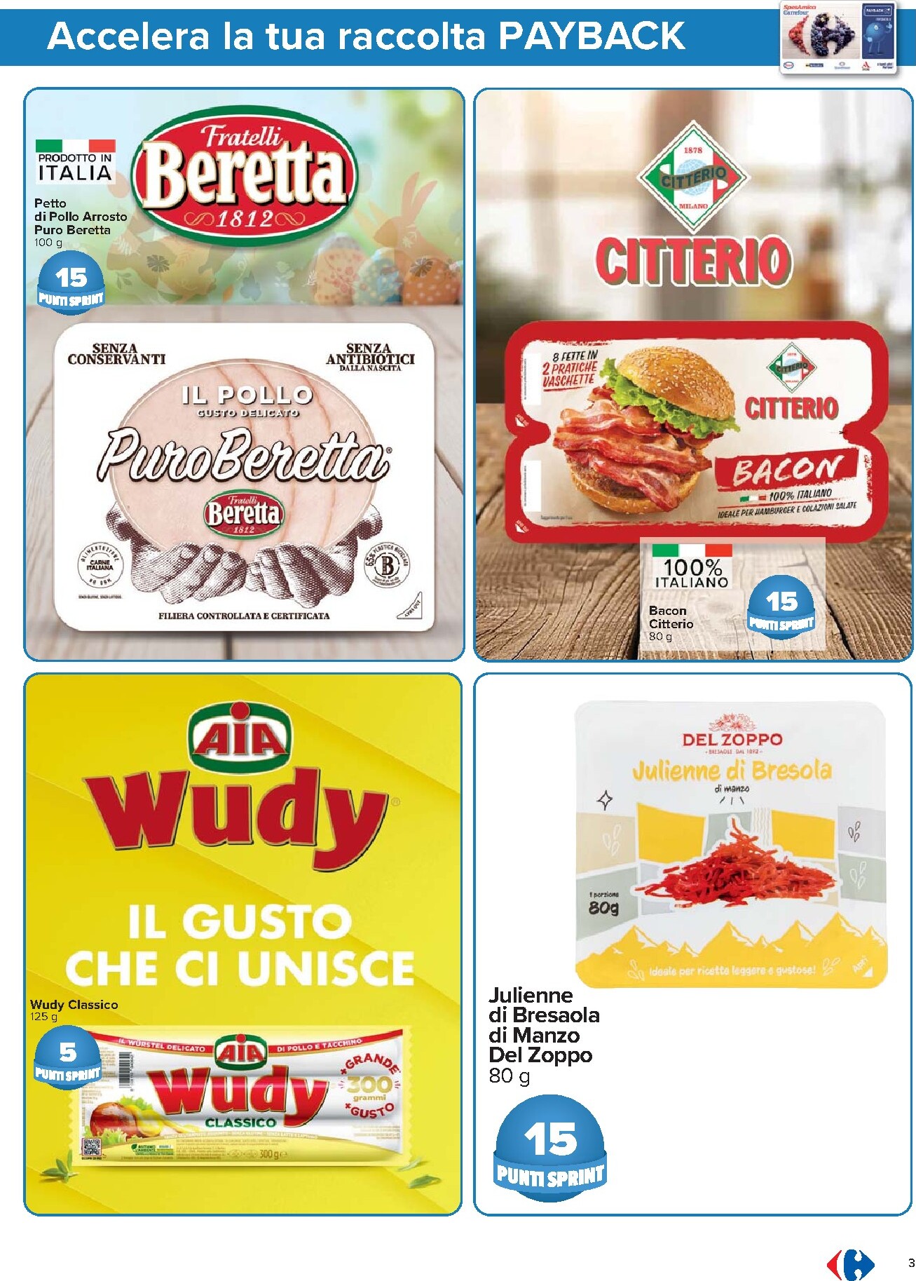 carrefour - Volantino Carrefour - Punti Sprint Payback valido dal 24/03/2026 al 06/04/2026 - page: 3