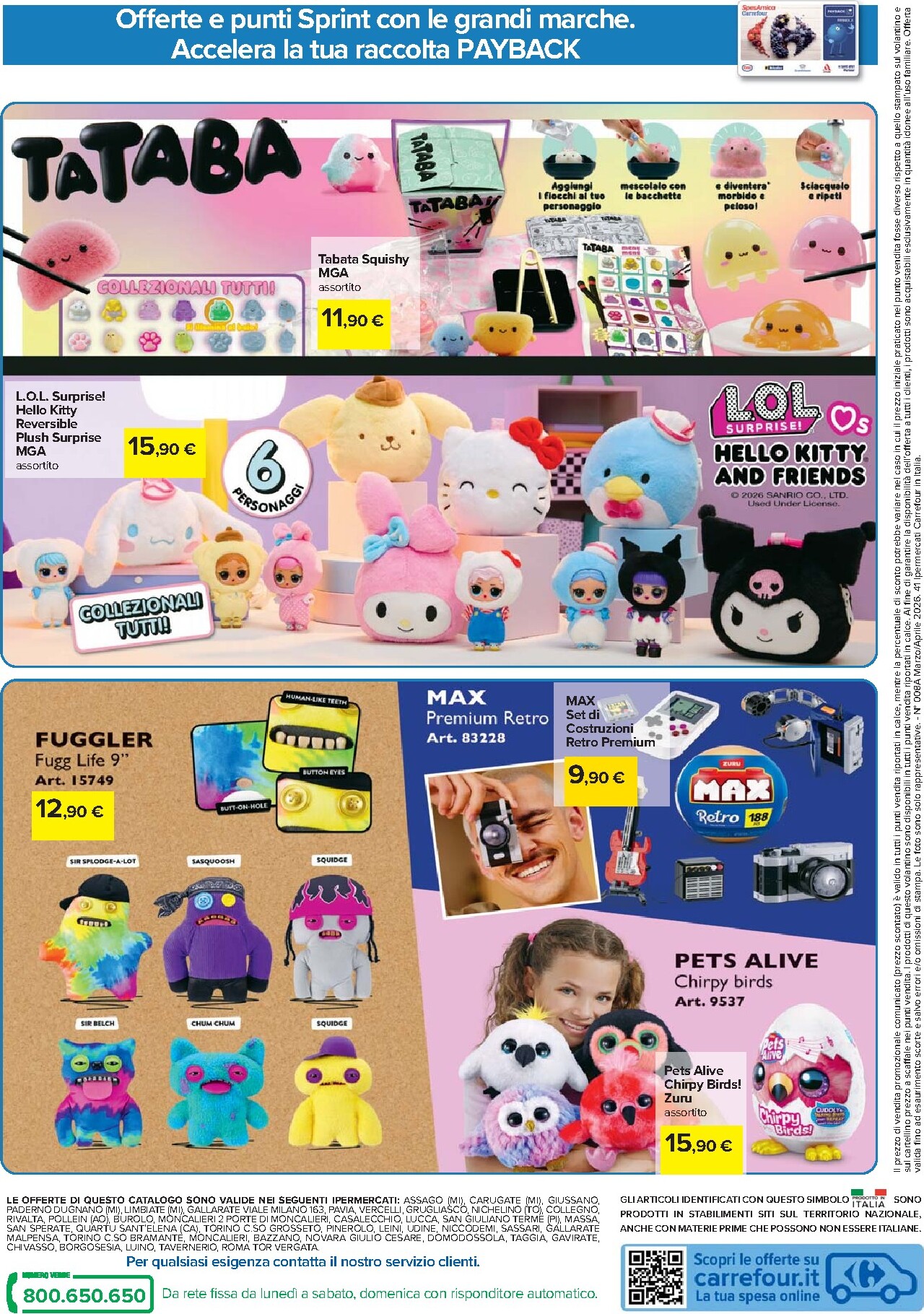 carrefour - Volantino Carrefour - Punti Sprint Payback valido dal 24/03/2026 al 06/04/2026 - page: 20