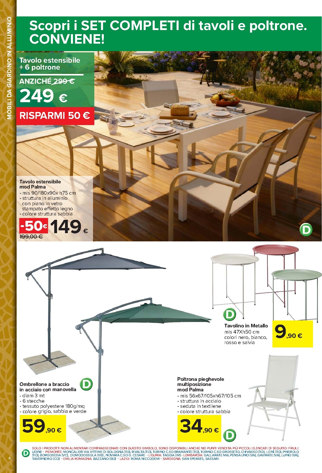 carrefour - Volantino Carrefour - Catalogo arredo giardino valido dal 23/03/2026 al 03/05/2026 - page: 4