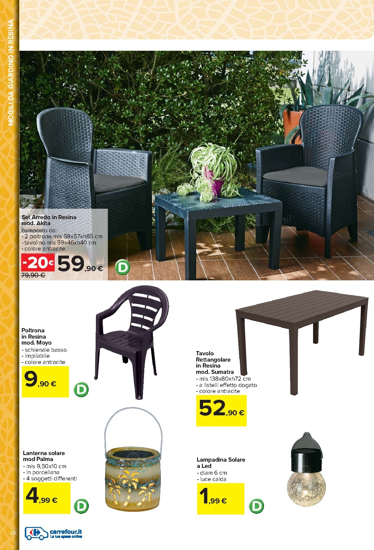 carrefour - Volantino Carrefour - Catalogo arredo giardino valido dal 23/03/2026 al 03/05/2026 - page: 20