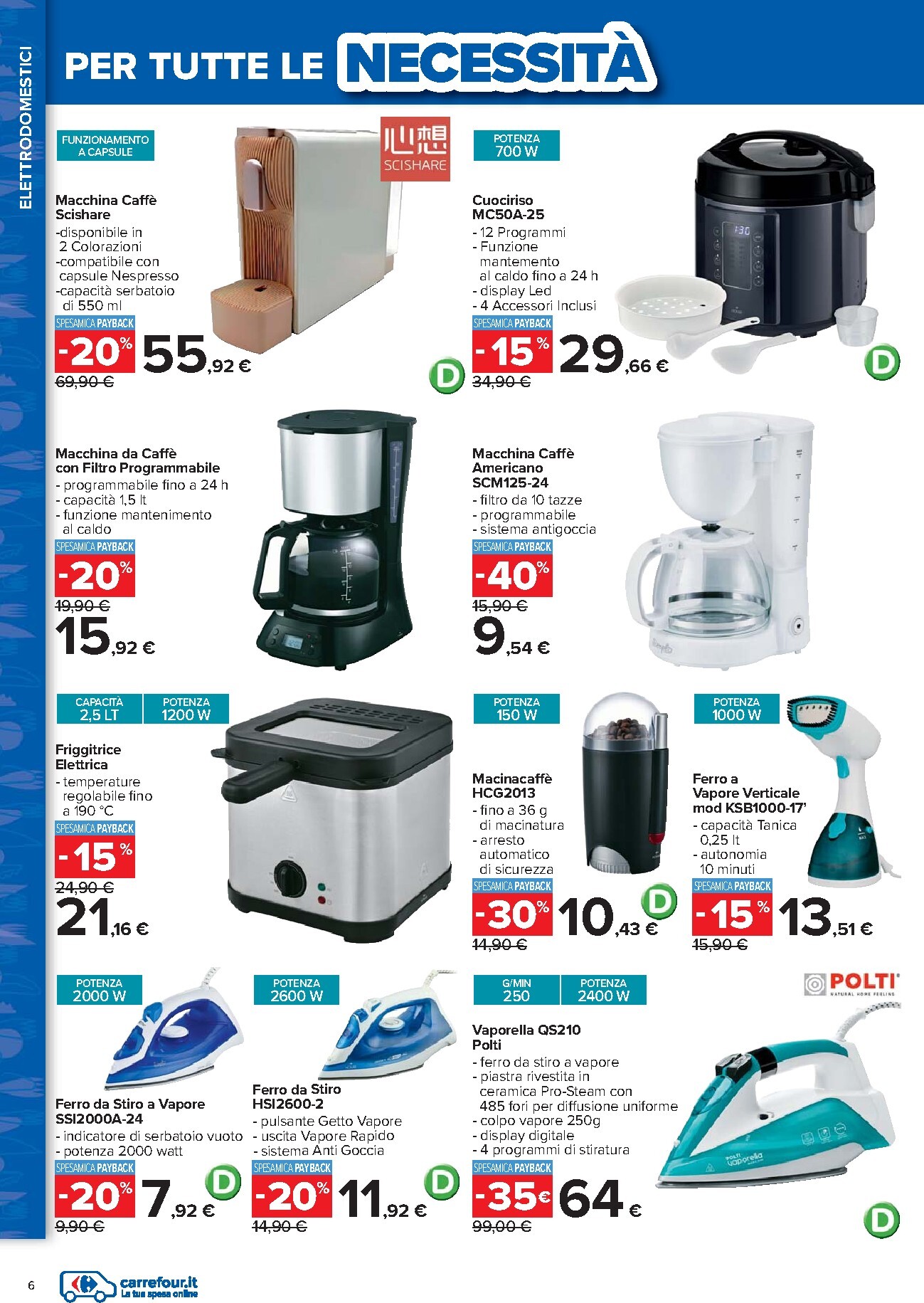 carrefour - Volantino Carrefour - Catalogo casa valido dal 30/03/2026 al 31/07/2026 - page: 6