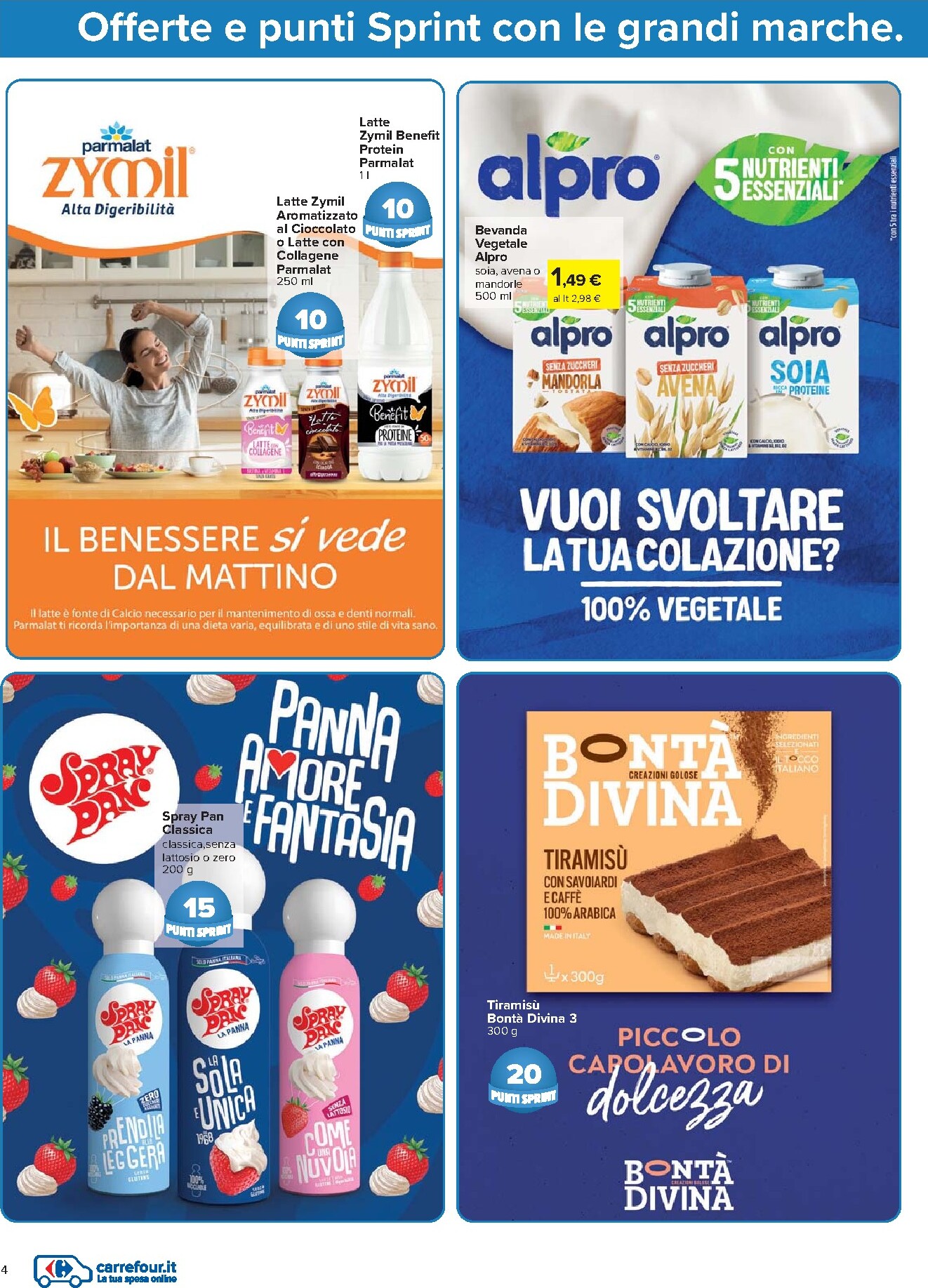 carrefour - Volantino Carrefour - Punti Sprint Payback valido dal 07/04/2026 al 20/04/2026 - page: 4