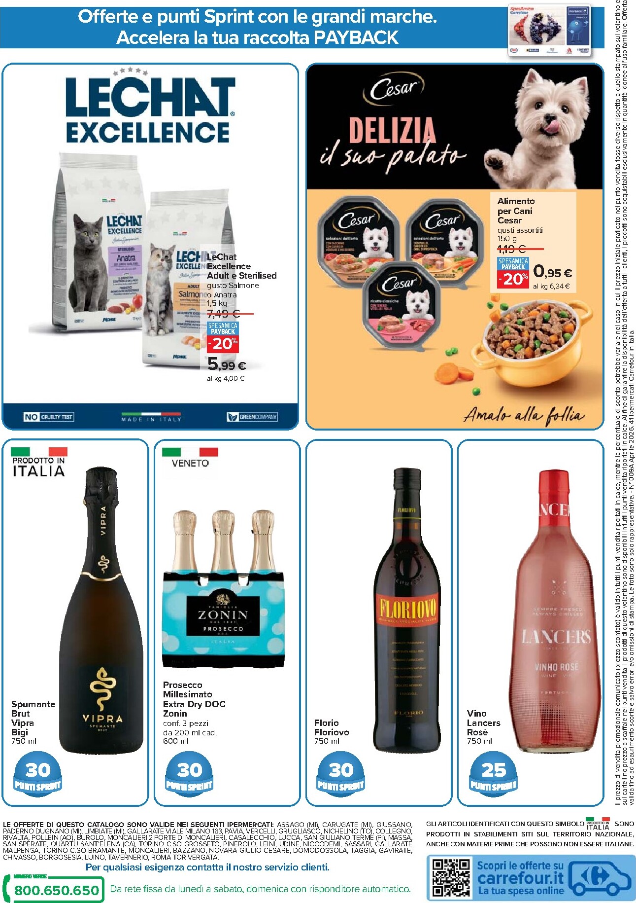 carrefour - Volantino Carrefour - Punti Sprint Payback valido dal 07/04/2026 al 20/04/2026 - page: 18