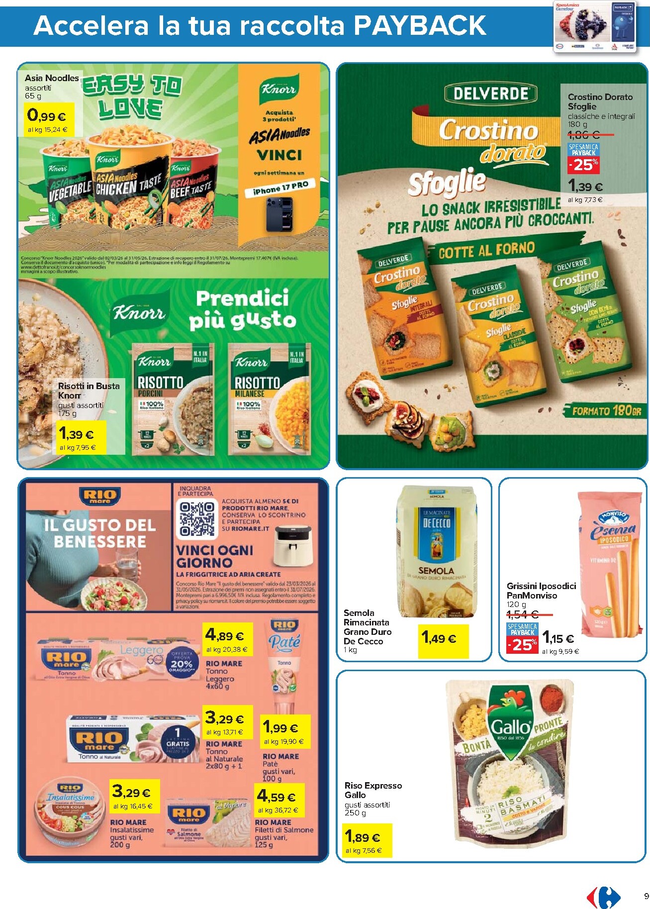 carrefour - Volantino Carrefour - Punti Sprint Payback valido dal 07/04/2026 al 20/04/2026 - page: 9