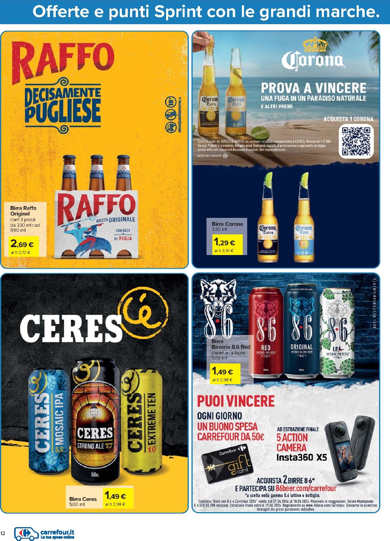 carrefour - Volantino Carrefour - Punti Sprint Payback valido dal 07/04/2026 al 20/04/2026 - page: 12