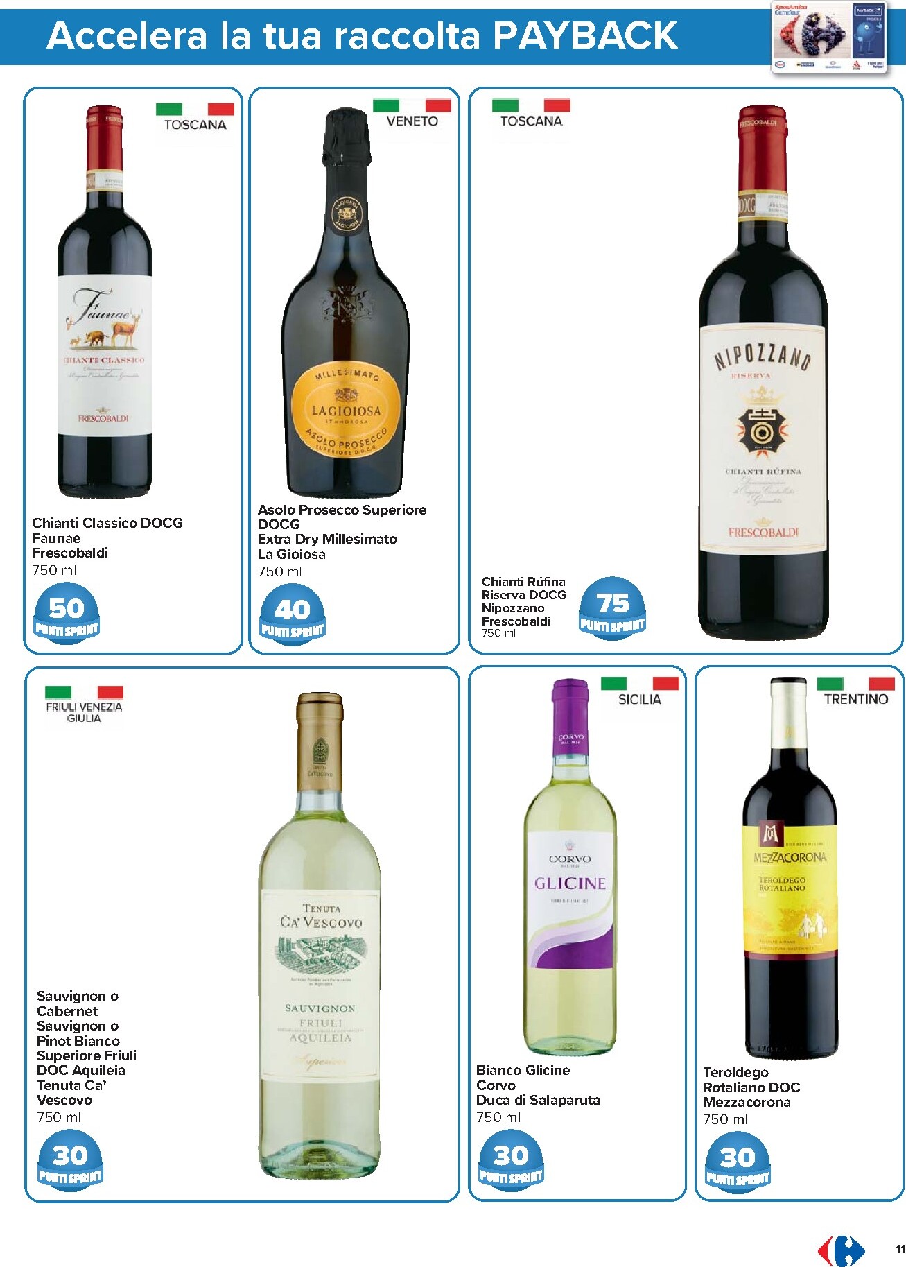 carrefour - Volantino Carrefour - Punti Sprint Payback valido dal 07/04/2026 al 20/04/2026 - page: 11