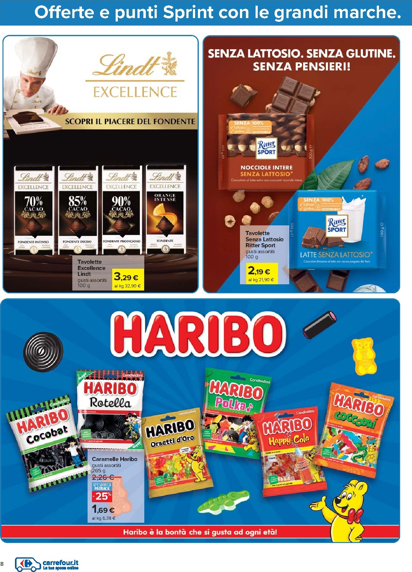 carrefour - Volantino Carrefour - Punti Sprint Payback valido dal 07/04/2026 al 20/04/2026 - page: 8